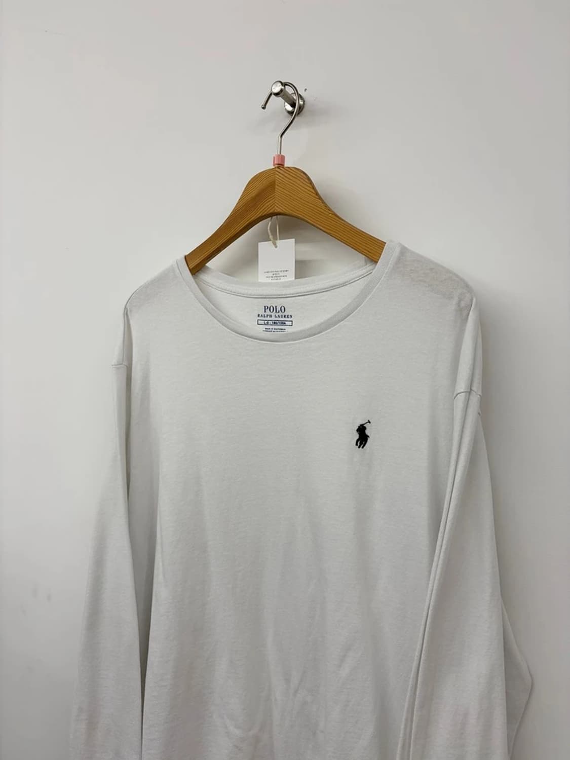 폴로 랄프로렌 미니멀 포니 자수 코튼 롱슬리브 PN9727 상품이미지3