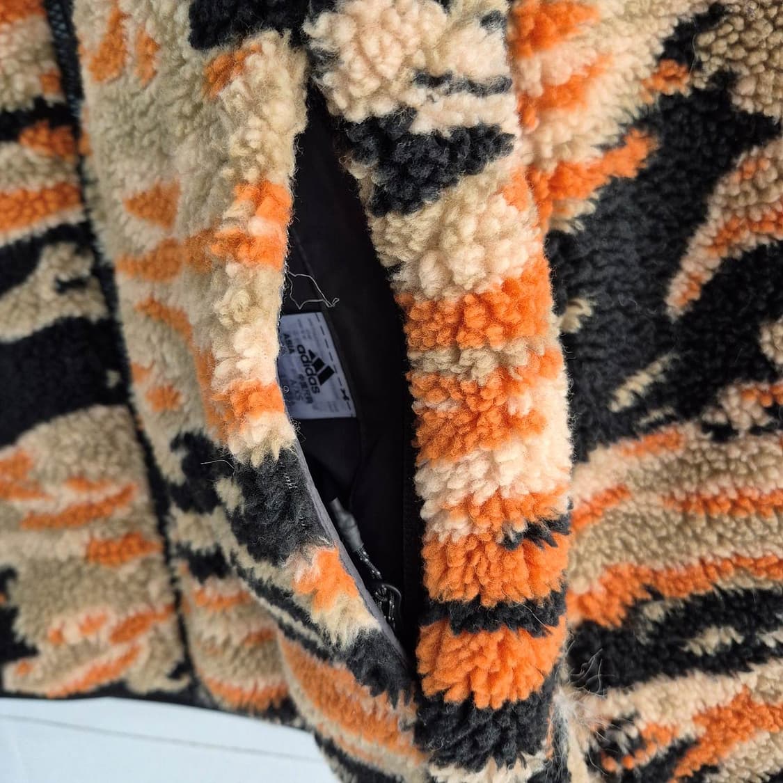 아디다스 리버시블 양면 쉐르파 플리스자켓 사이즈 S 상품이미지5