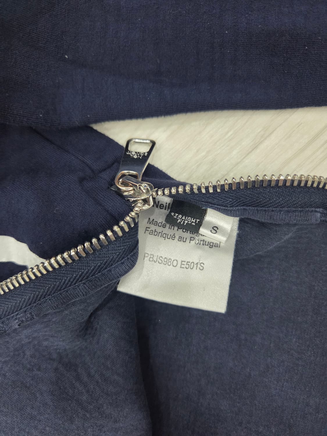 닐바렛 페어아일 라이트닝 볼트 사이드 지퍼 맨투맨 상품이미지7