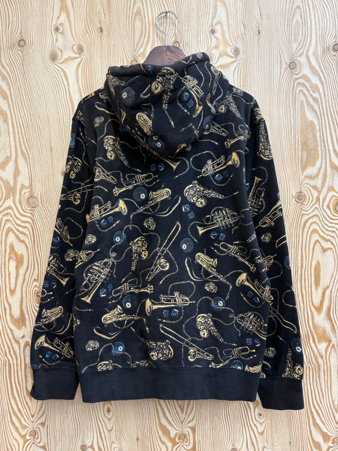 00s 스투시 에잇볼 브래스 후드 상품이미지3