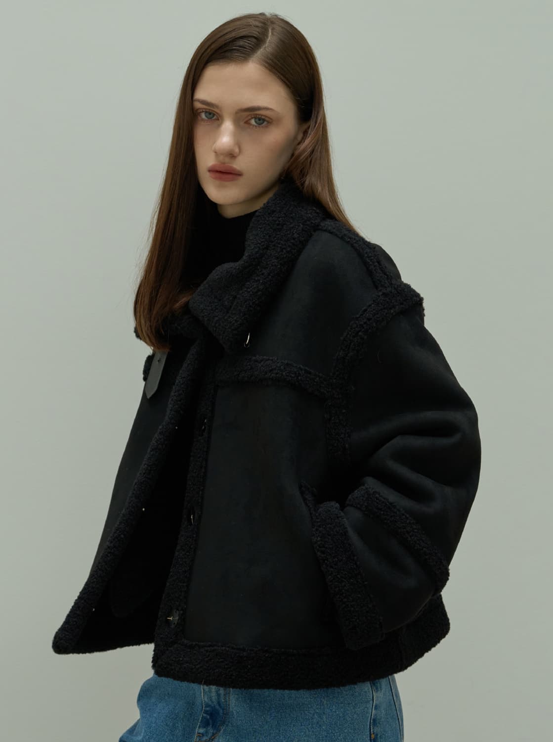 엘리오티 스웨이드 무스탕  상품이미지3