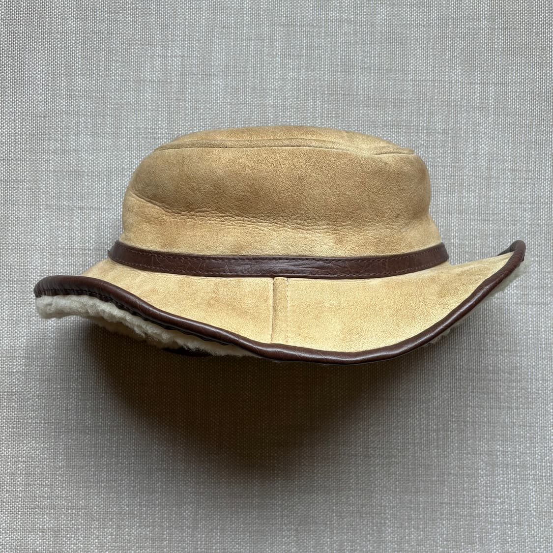 90s 뉴질랜드 Patmark 쉽 스킨 울 파일 버킷 햇 상품이미지2