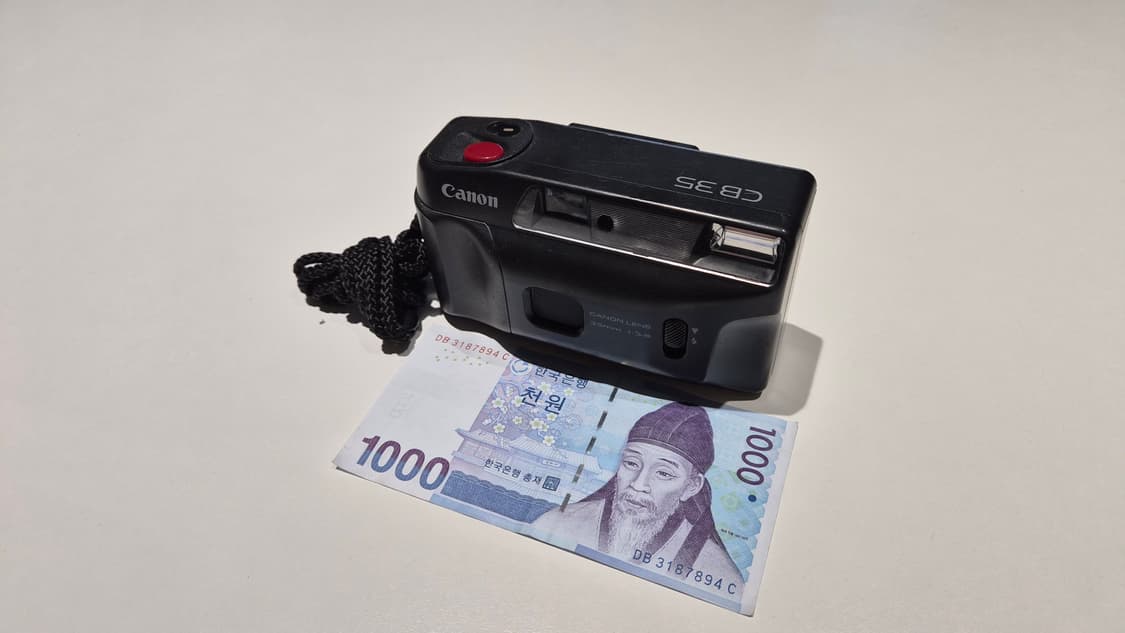 작례O 스냅 명품 단렌즈 캐논 cb35 필름카메라 빈티지 필카 상품이미지1