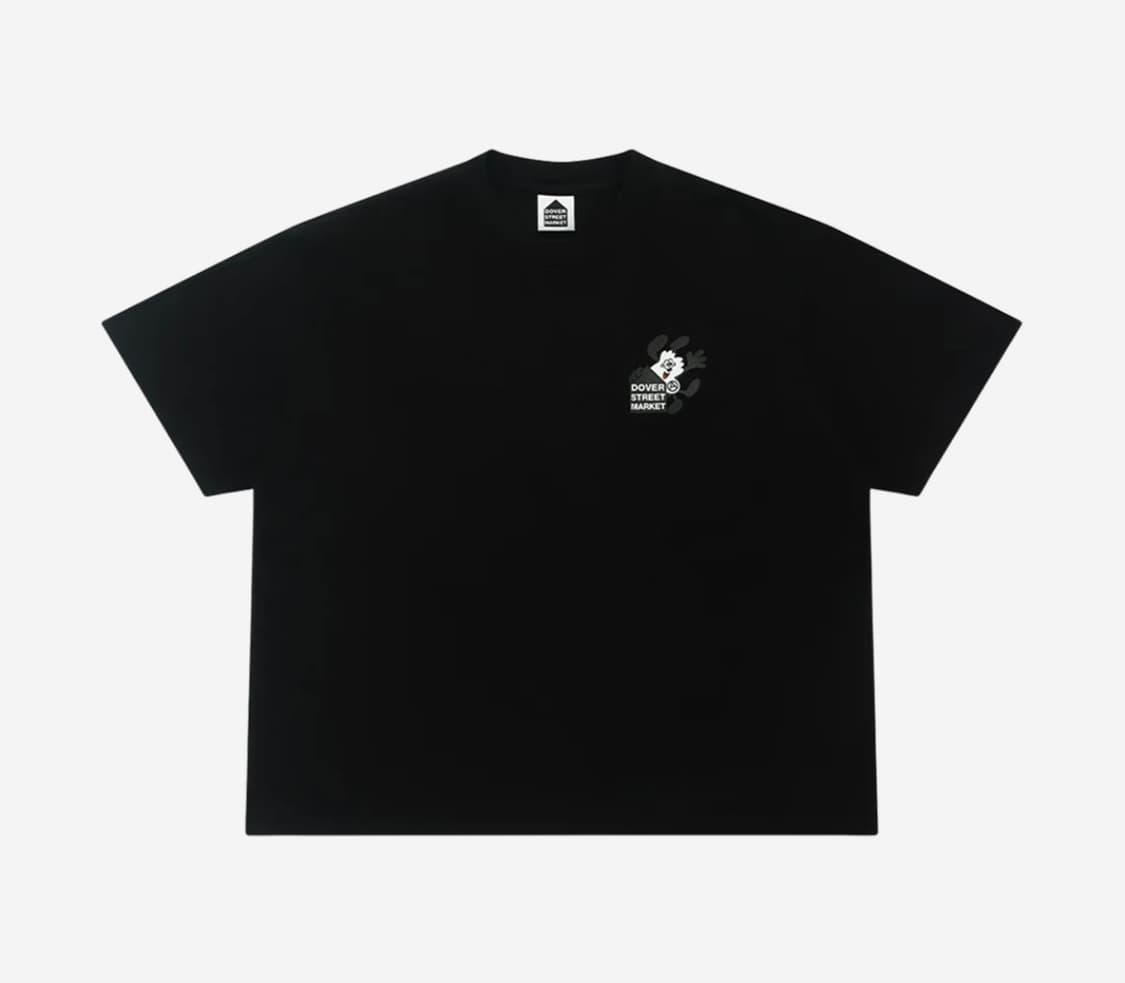 L) 베르디 x 도버 스트리트 마켓 빅 티셔츠 블랙 Verdy DSM 상품이미지2