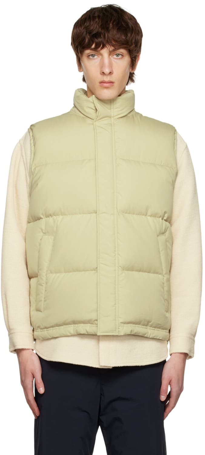 오라리 슈퍼 라이트 다운 베스트 (라이트 카키, L) 상품이미지7