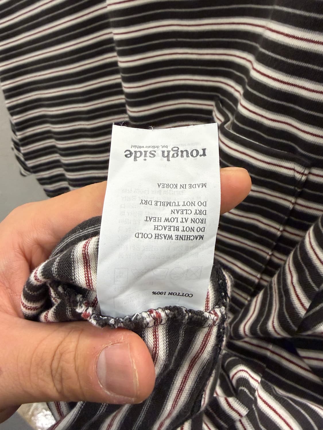 러프사이드 스트라이프 반팔티 상품이미지5