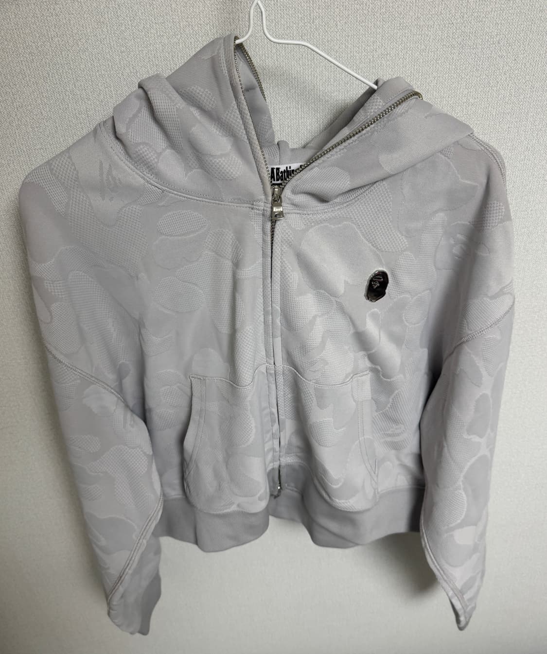 베이프 솔리드 카모 크롭 후드집업 후집 후디 상품이미지1