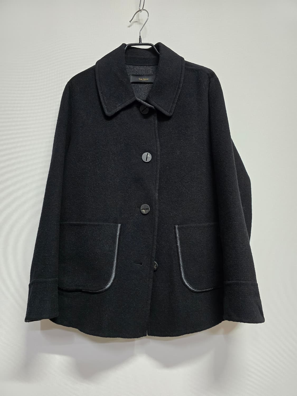 The Izzat 블랙 모직 자켓 상품이미지1