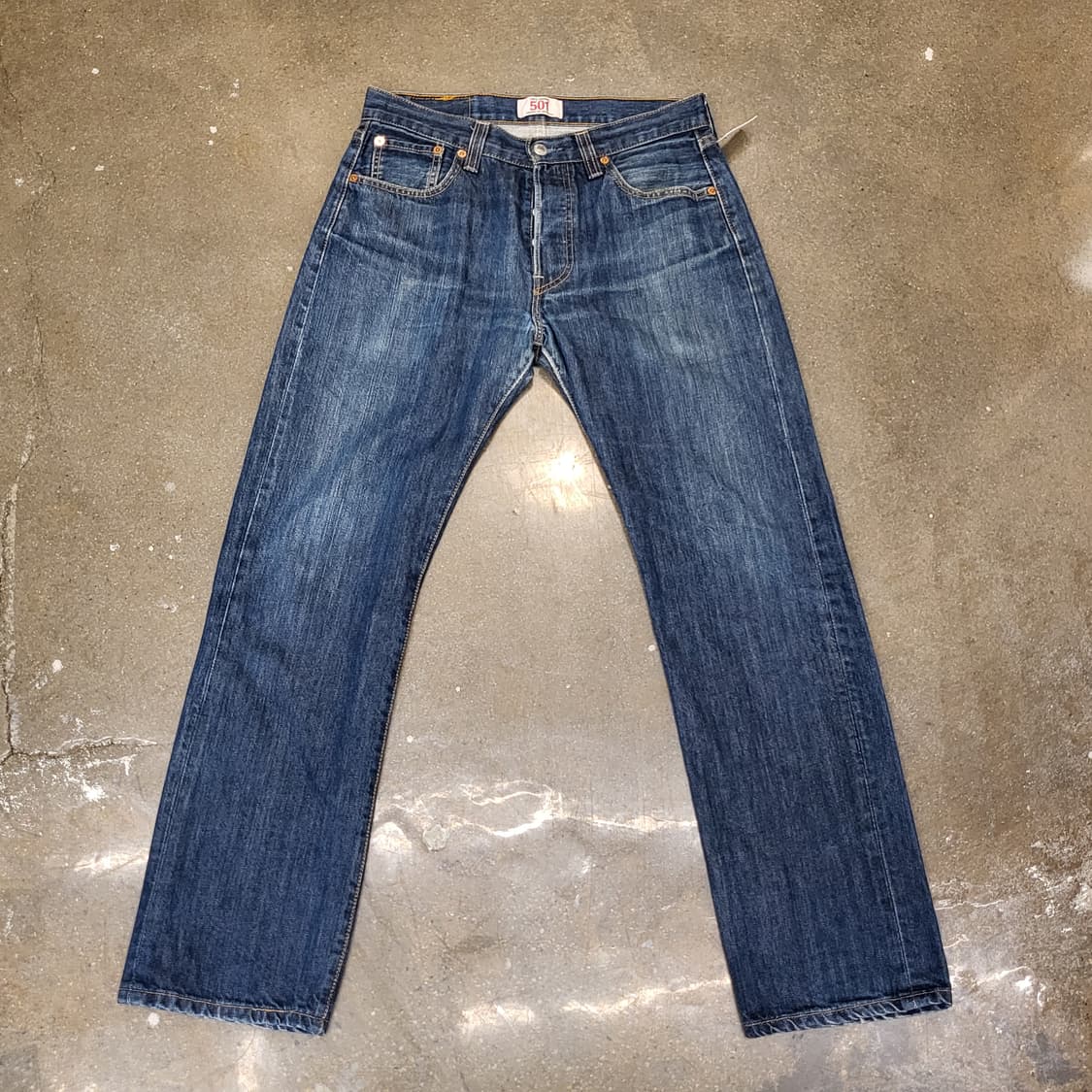 Levi's 오리지널 리바이스 501 빈티지 데님 청바지 상품이미지1