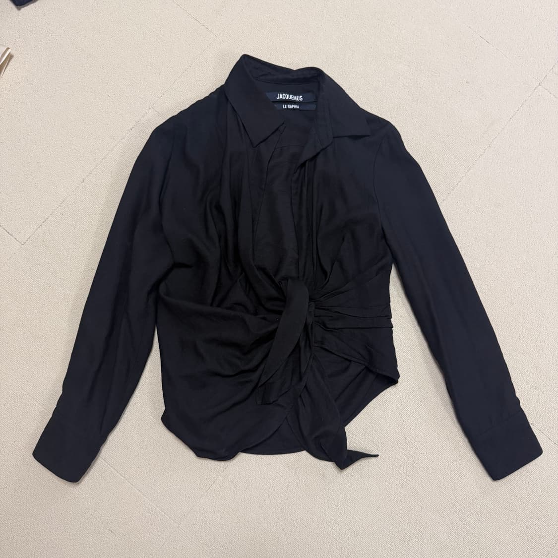 jacquemus la chemise bahia shirts black 상품이미지5