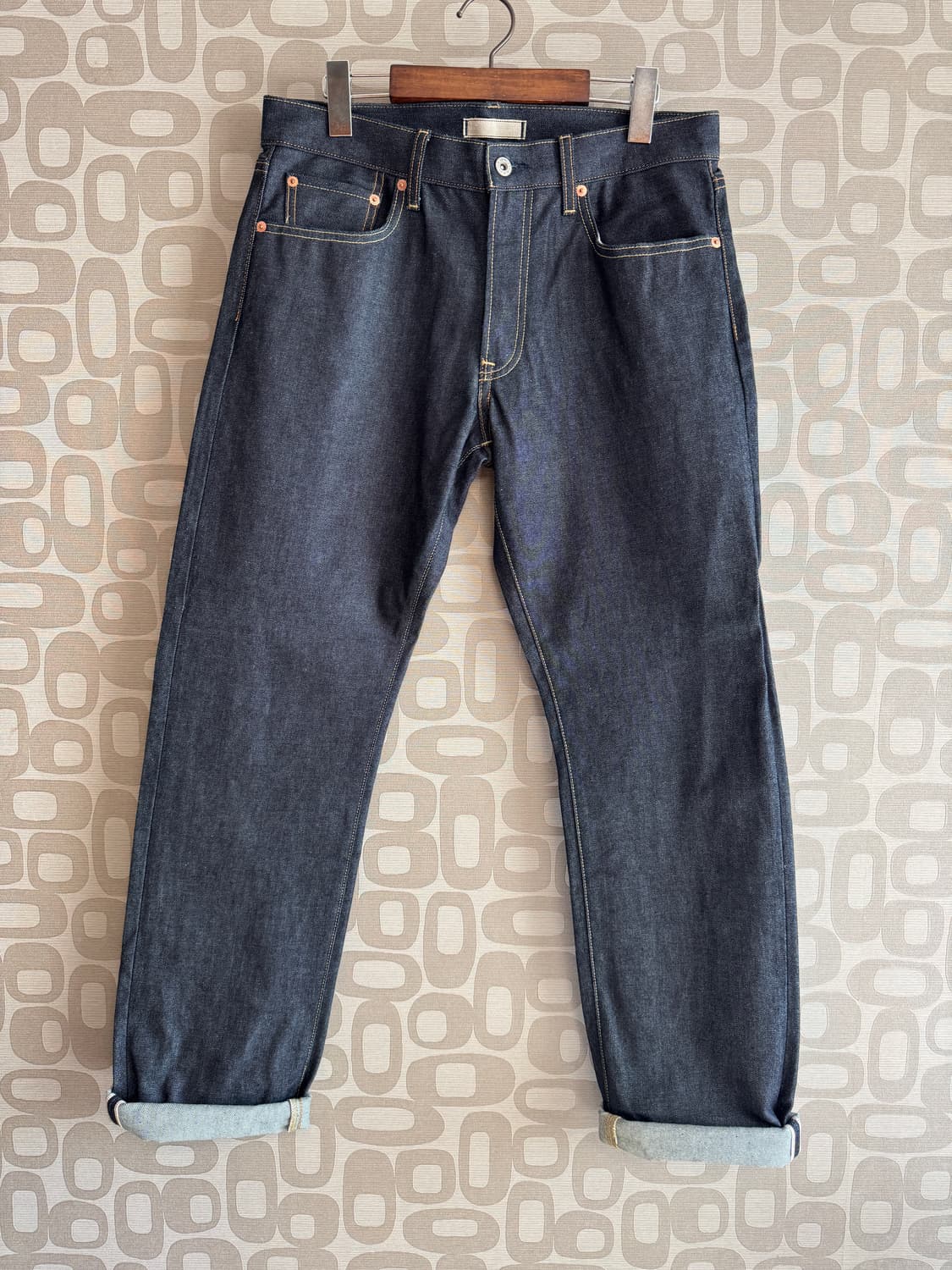 UNIQLO 유니클로 레귤러핏 셀비지 데님 청바지 31 상품이미지2