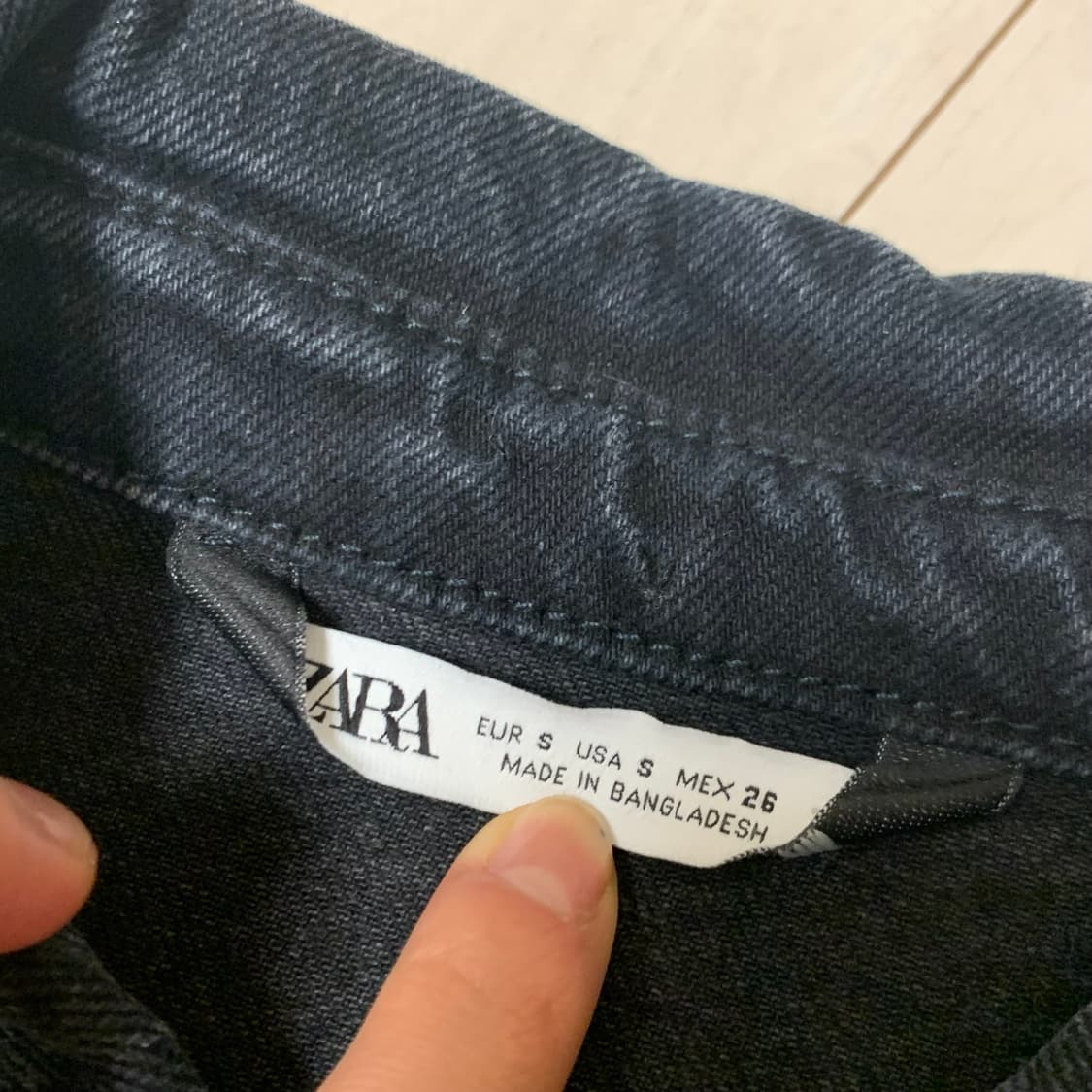 자라 데님 자켓 미니 원피스 상품이미지2