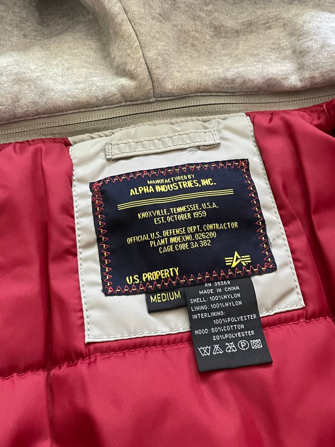 알파인더스트리 MA-1 항공 점퍼 자켓 건메탈 실버 상품이미지6