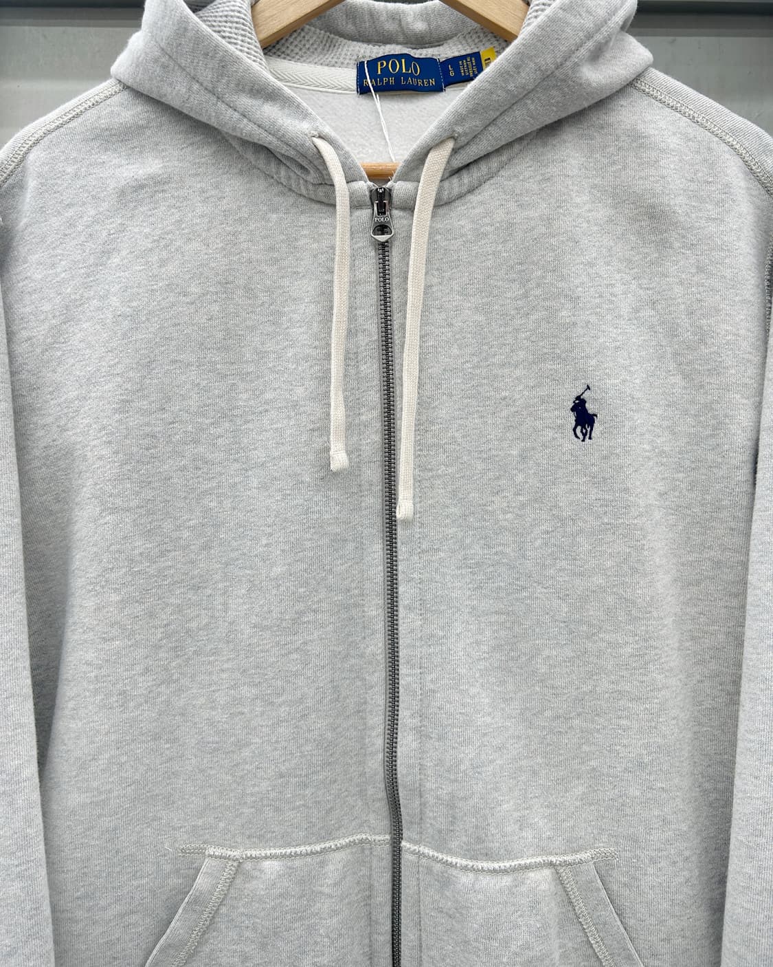 폴로 랄프로렌 신형 써멀 스웻 후드집업 그레이 상품이미지3