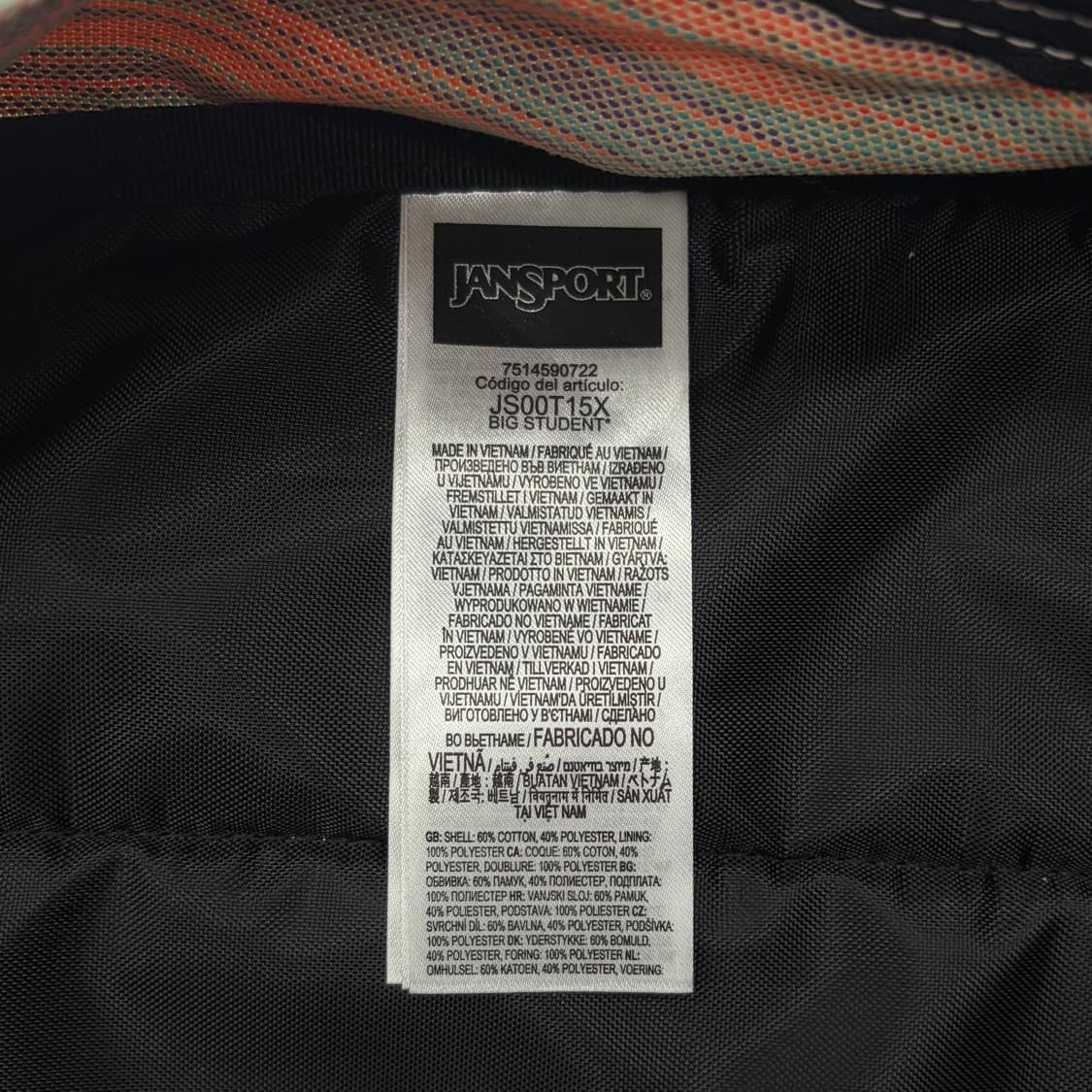 Jansport 잔스포츠 Y2K 모리걸 백팩 상품이미지6