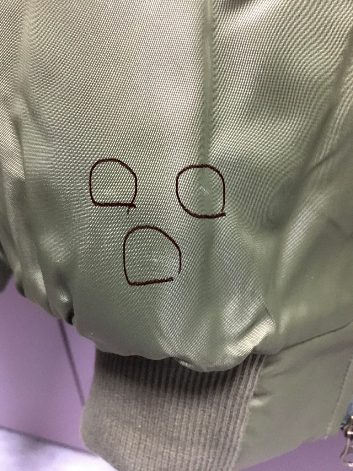 샵페어리 봄버자켓 카키 상품이미지3