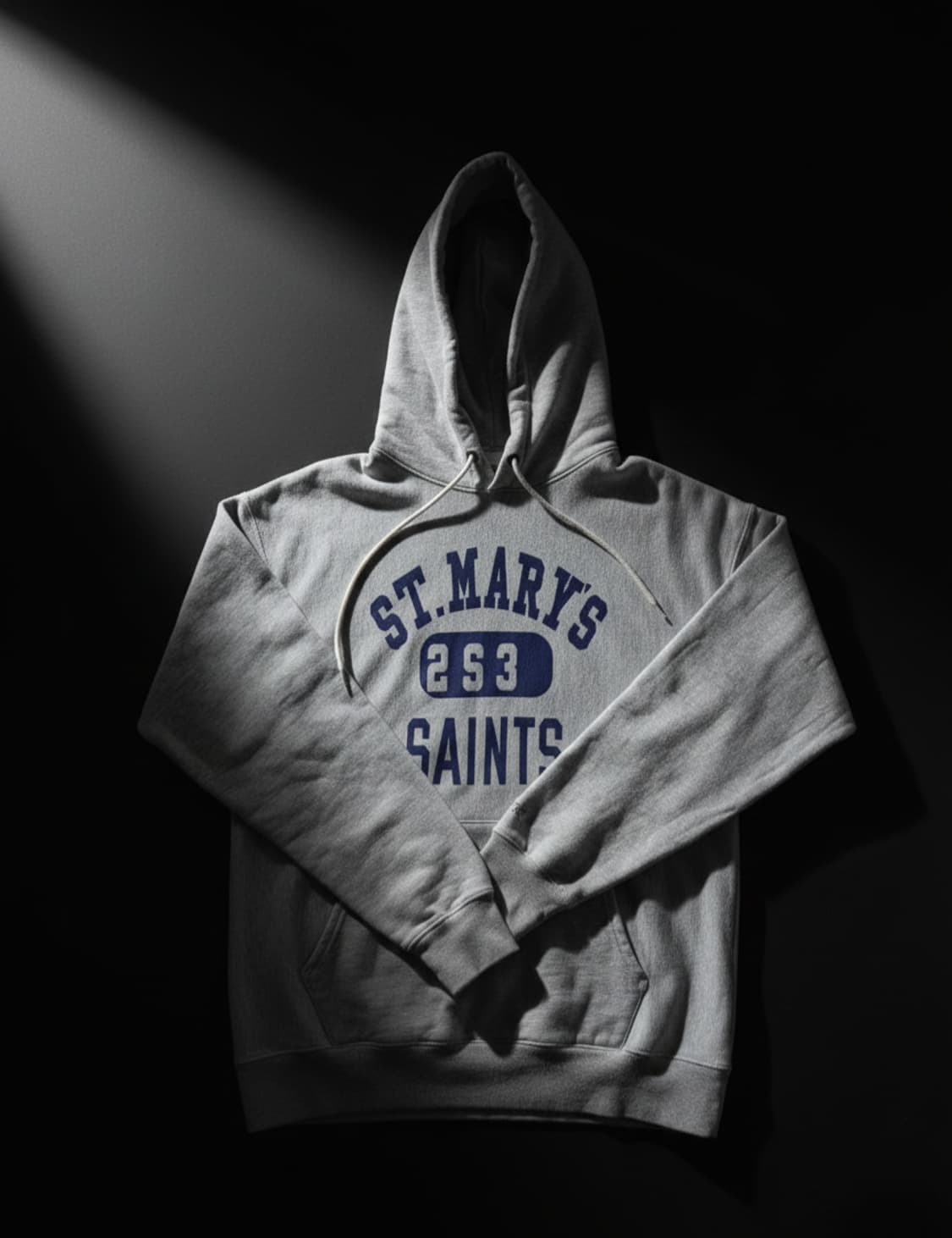 아웃스탠딩 회색 헤비웨이트 후드티 상품이미지1