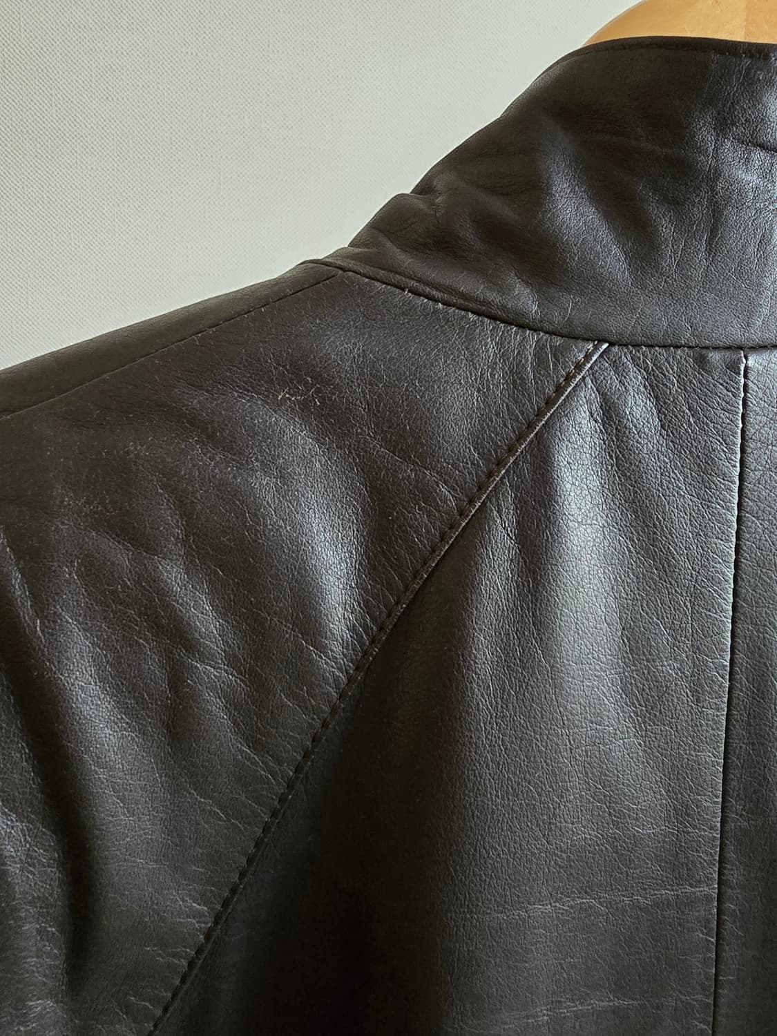 P.DORAL 80s 빈티지 레더 재킷 상품이미지5