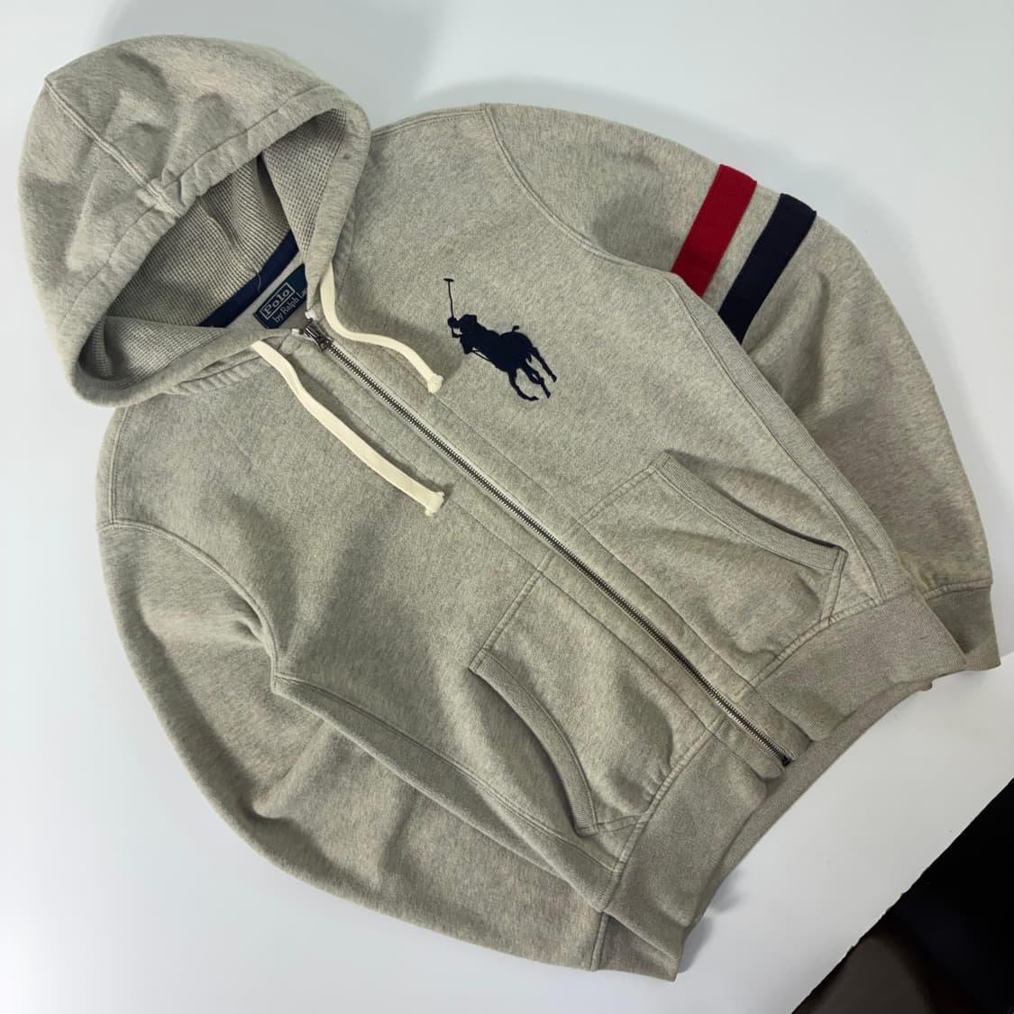 Polo  폴로 랄프로렌 빅포니 멜란지 후드집업 상품이미지2