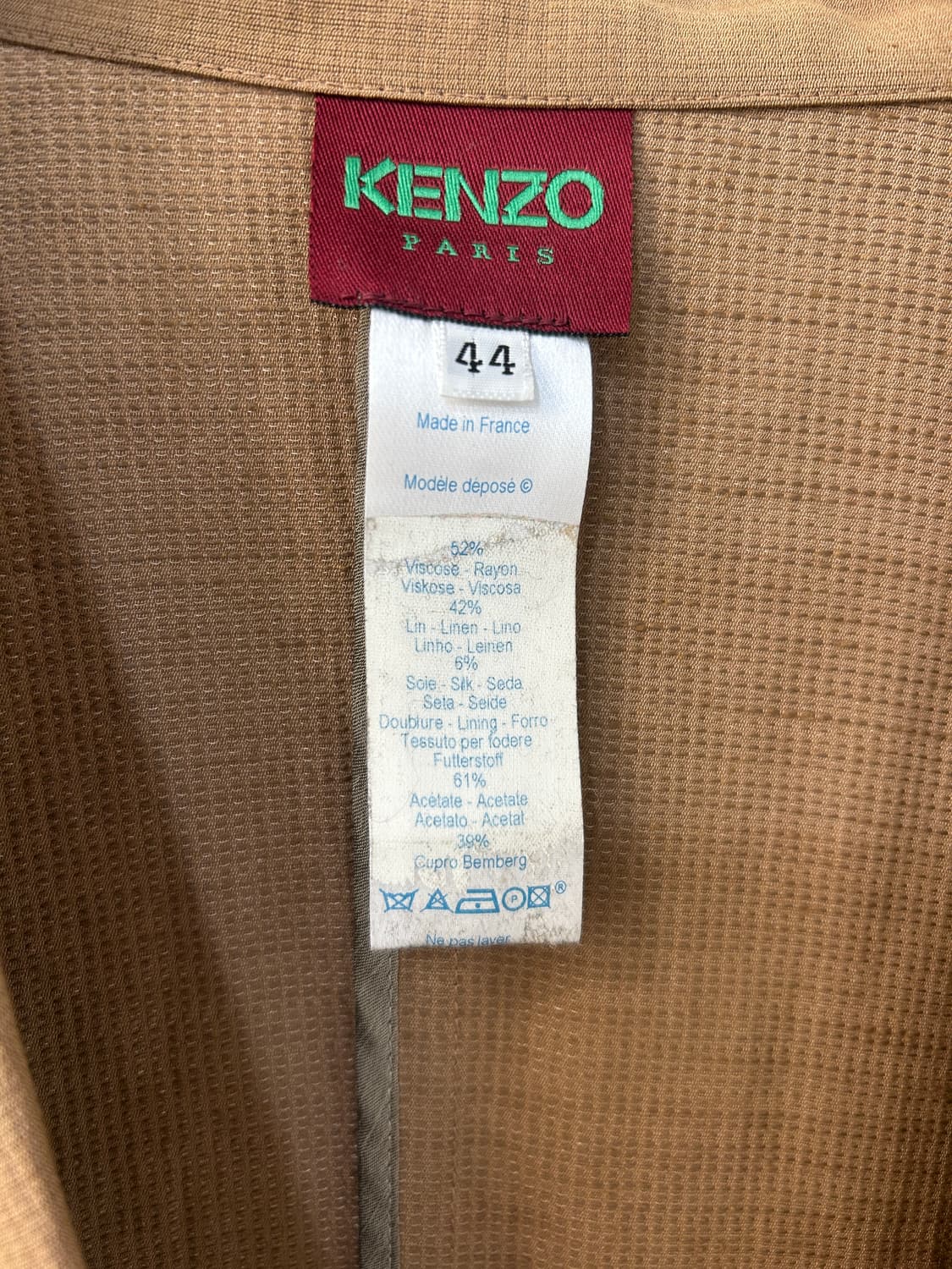 겐조 브라운 루슈 디테일 블레이저 상품이미지5