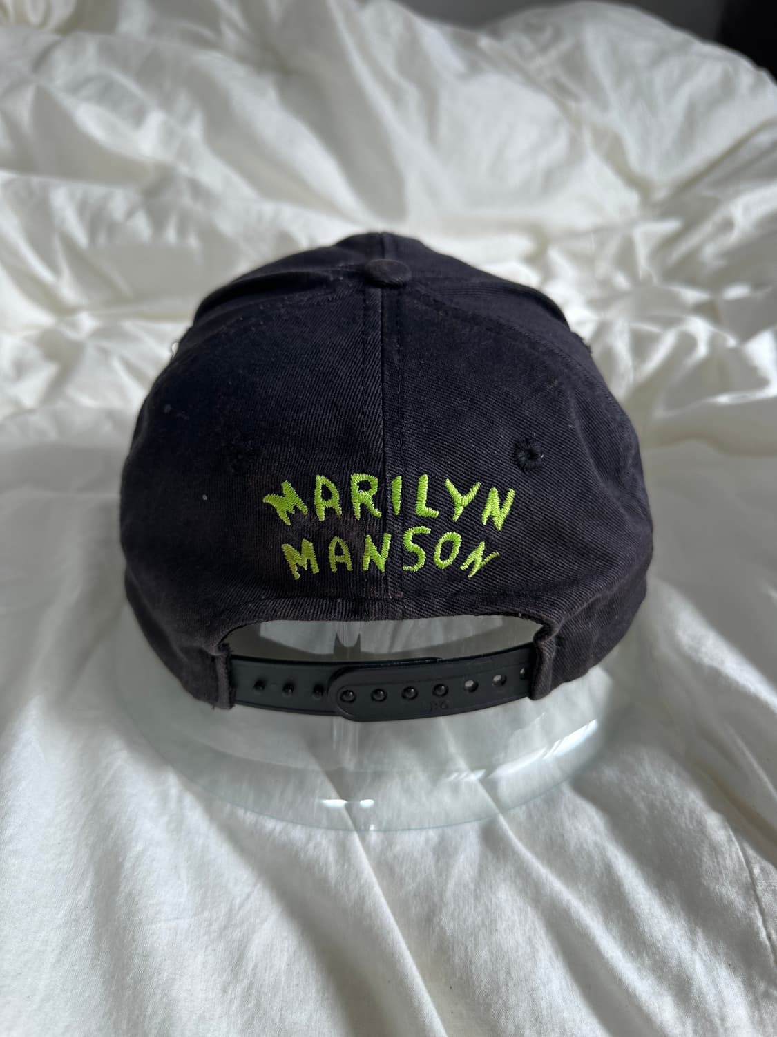 90s og 마릴린 맨슨 ‘god of fuck’  hat 상품이미지2