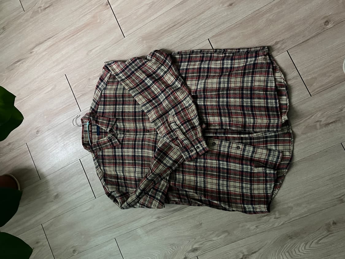 [XL]빈티지 플란넬셔츠 상품이미지1