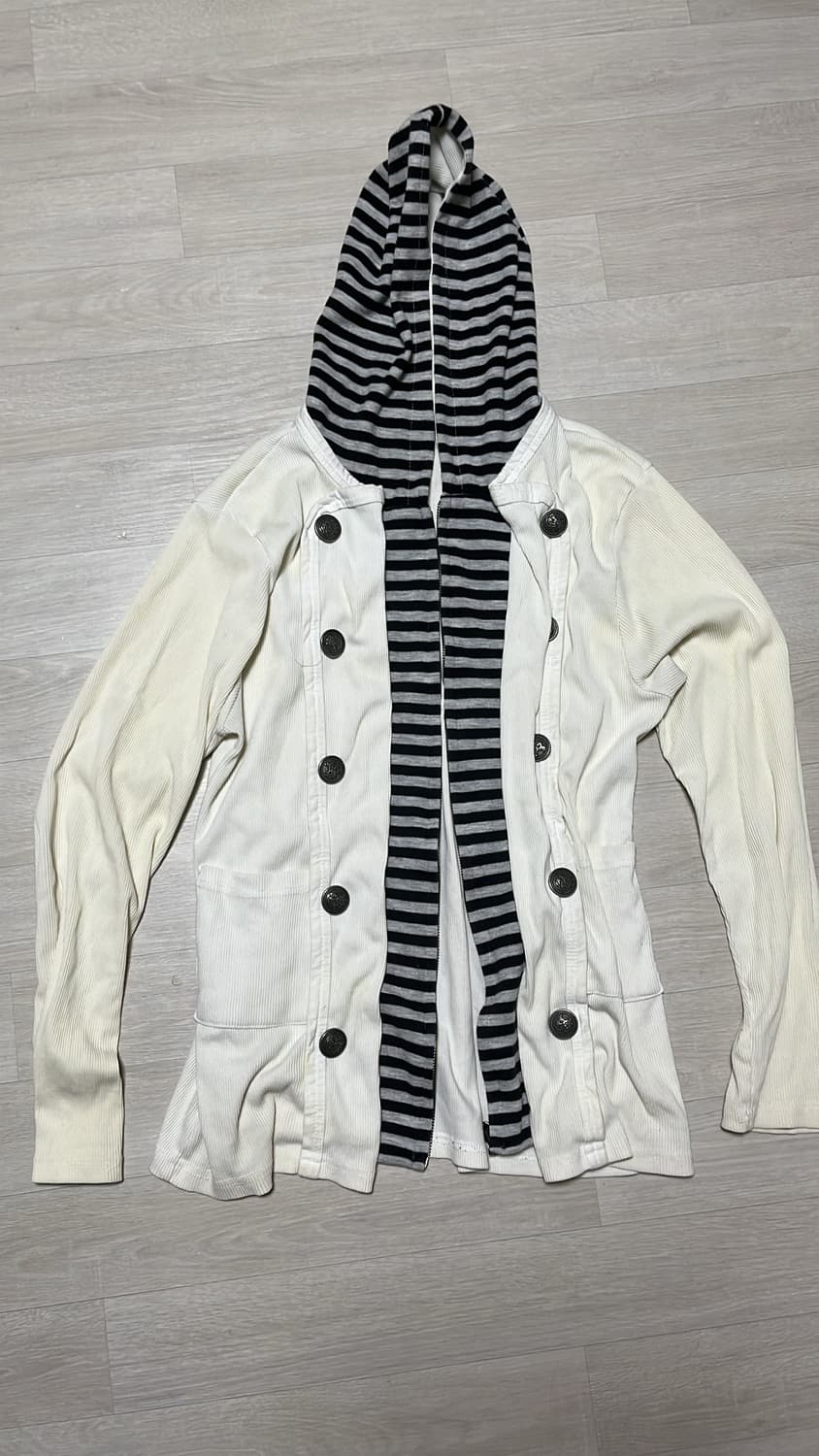 레이어드스트라이프집업 빈티지 상품이미지2