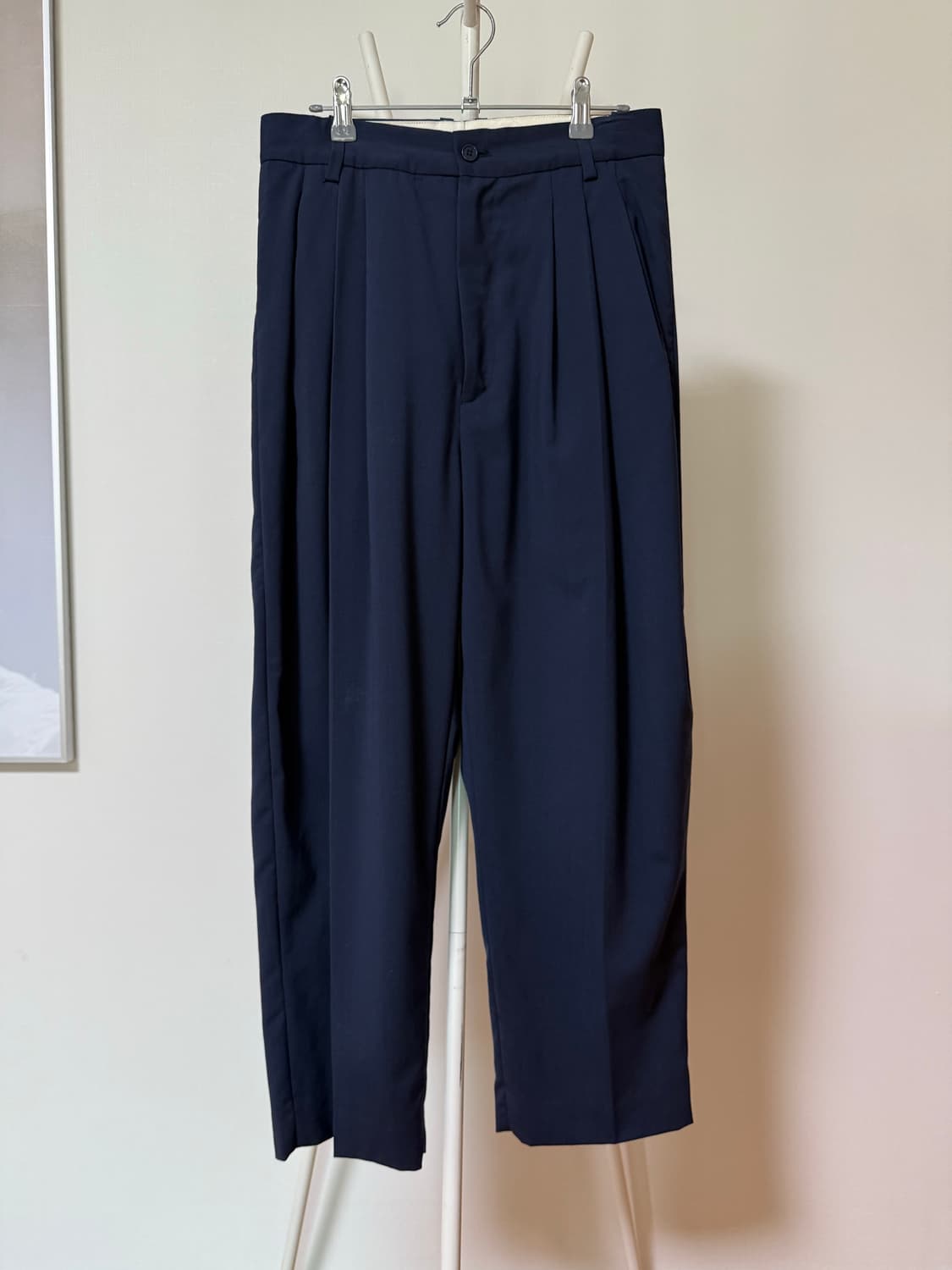 울 핀텃 와이드 팬츠  상품이미지1