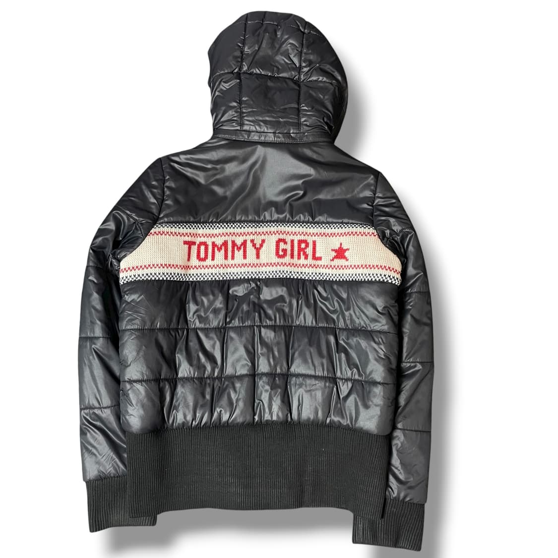 타미걸 Y2K 니트로고 푸퍼 자켓 M 상품이미지2