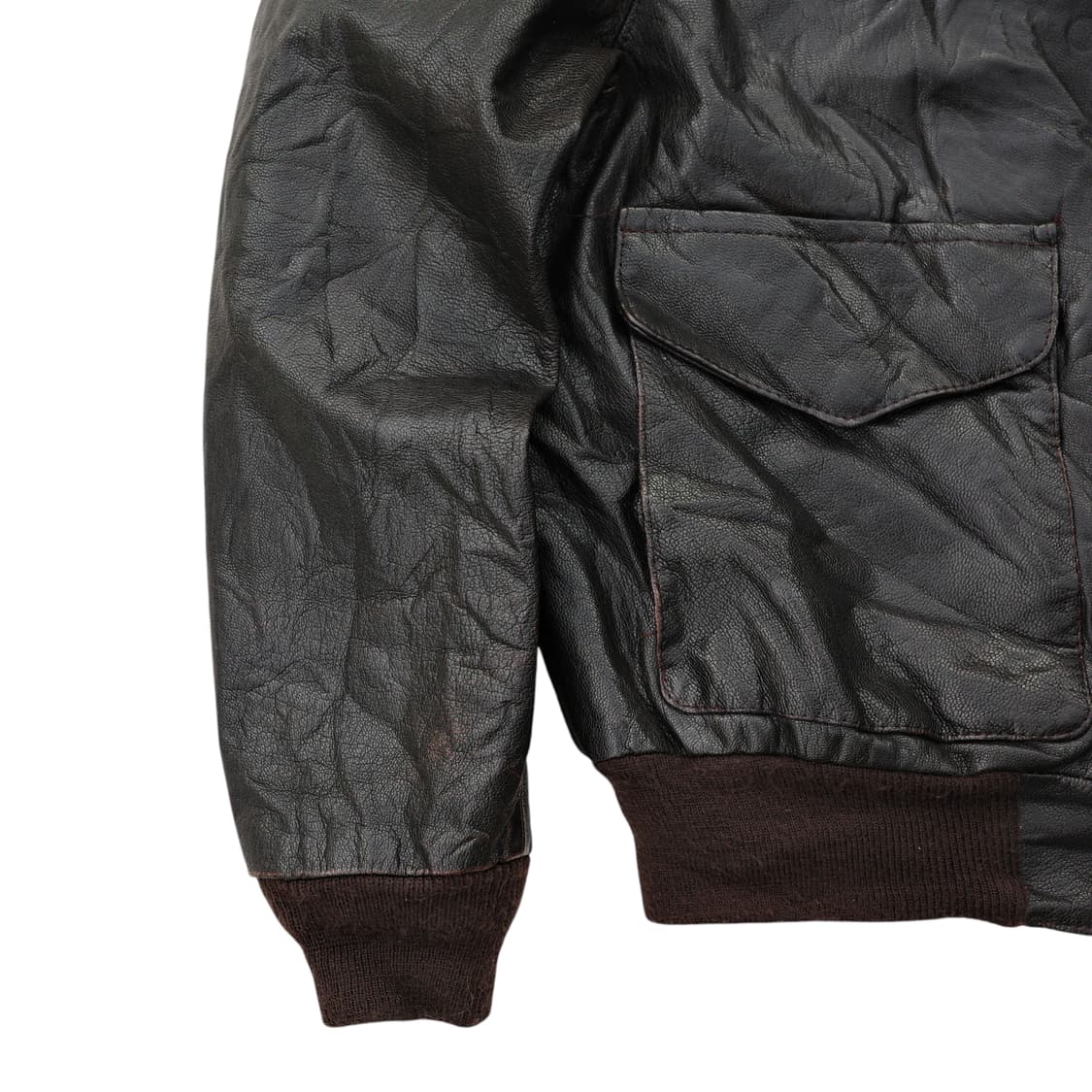 80’s san diego leather a-2 jacket 상품이미지3