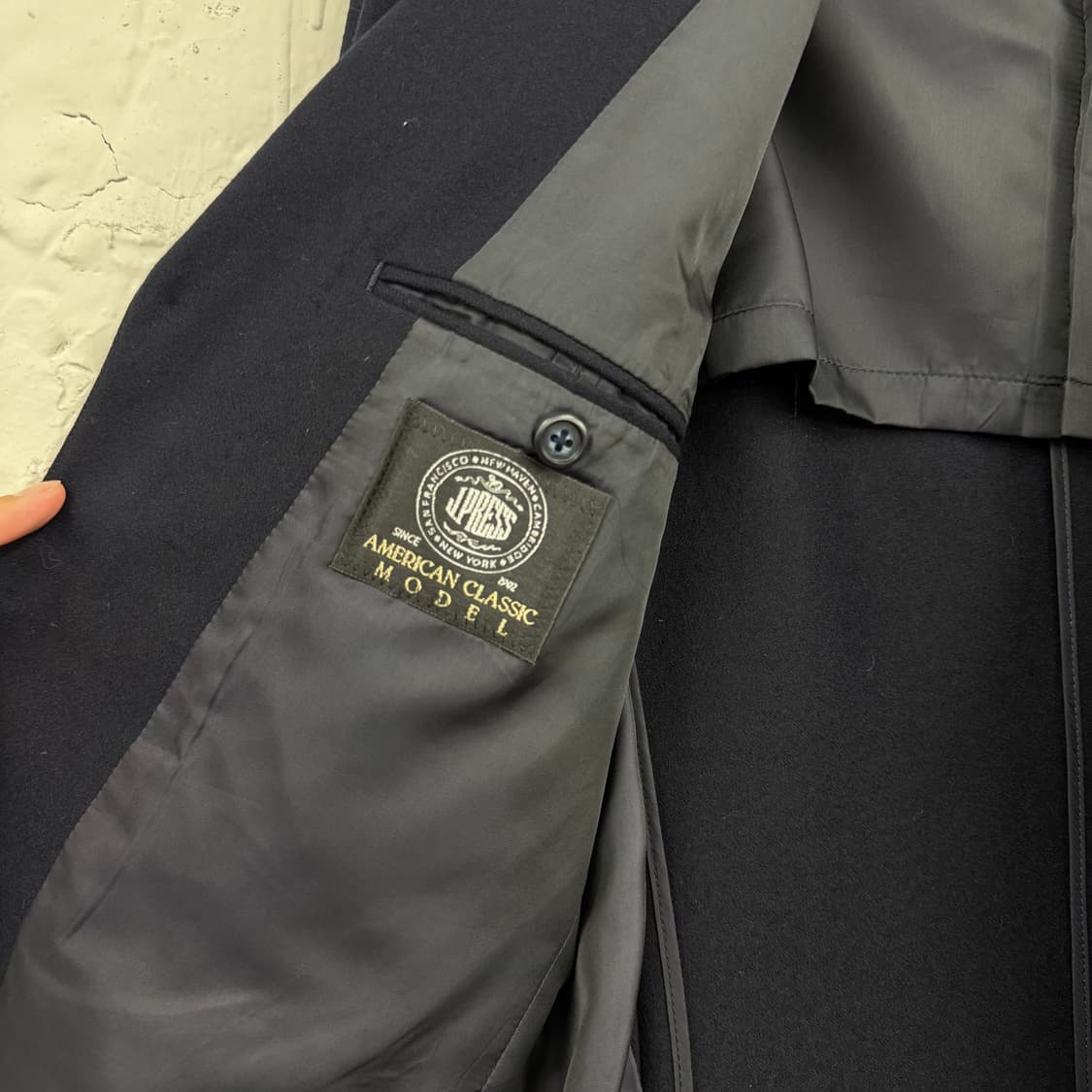 제이프레스 다크네이비 금장자켓 상품이미지3