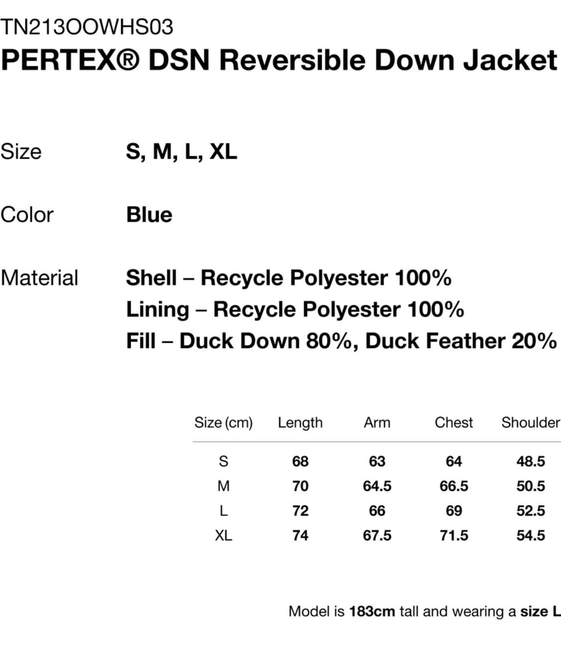 디네댓 퍼텍스 리버시블 패딩 상품이미지9