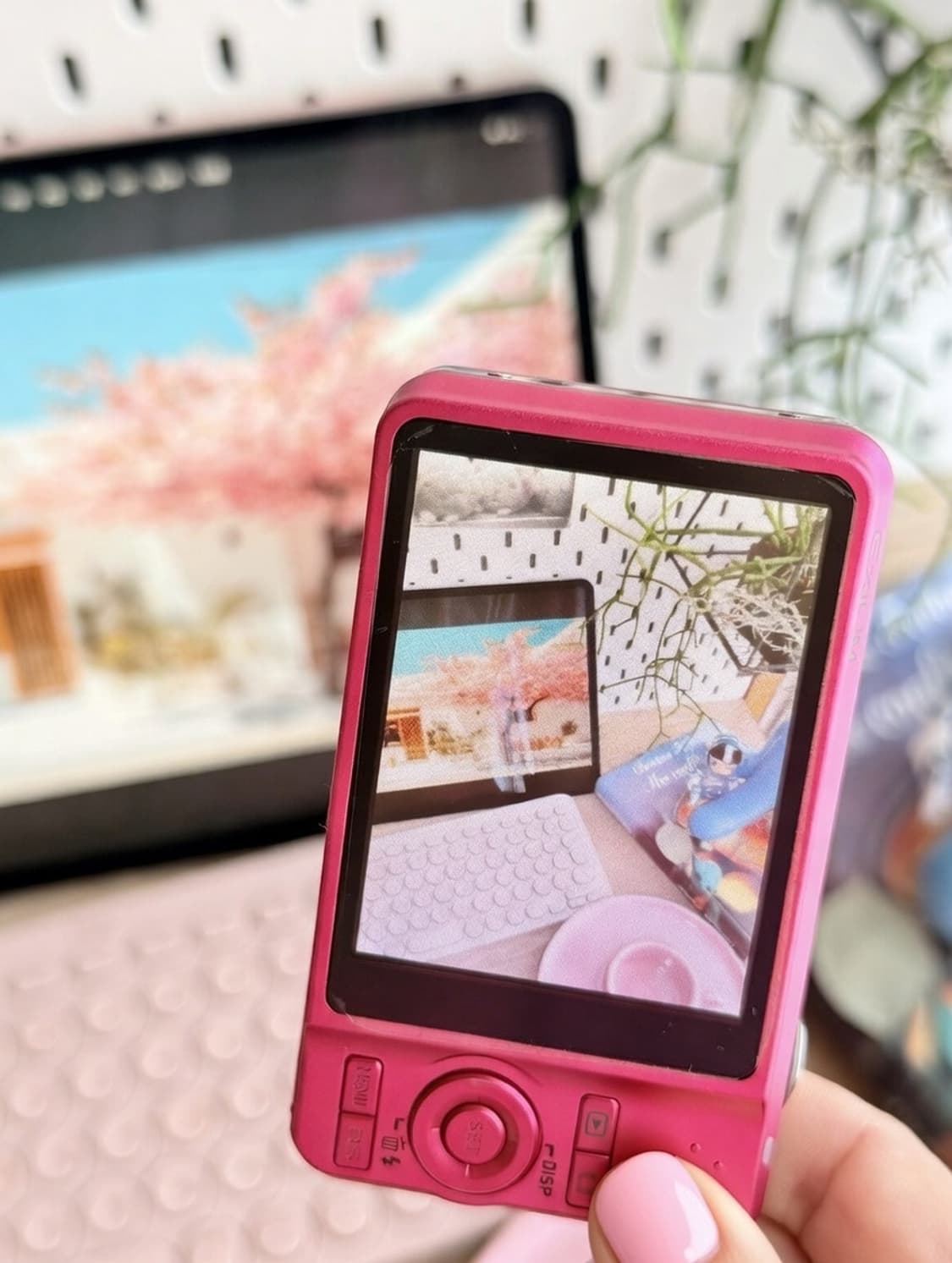 ✨미품✨카시오 엑슬림 EX-Z90 비비드 핑크 입고 🍭 상품이미지9