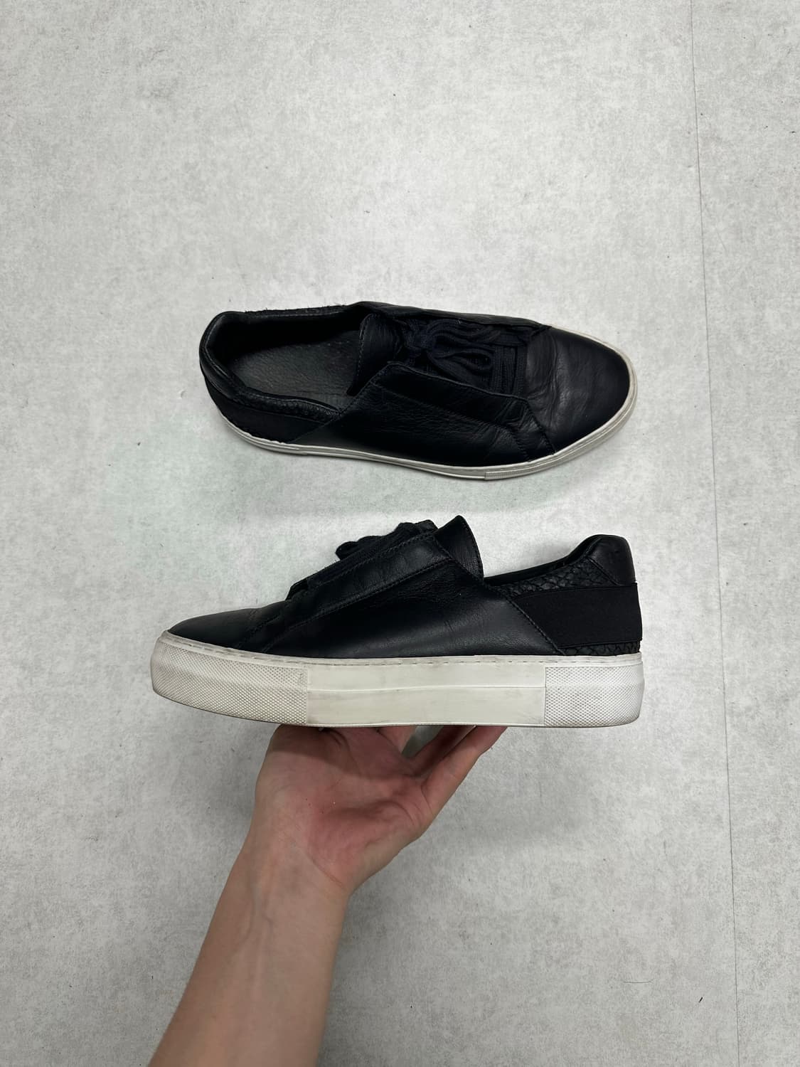 헬무트랭 레더 트레이너 스니커즈 상품이미지1