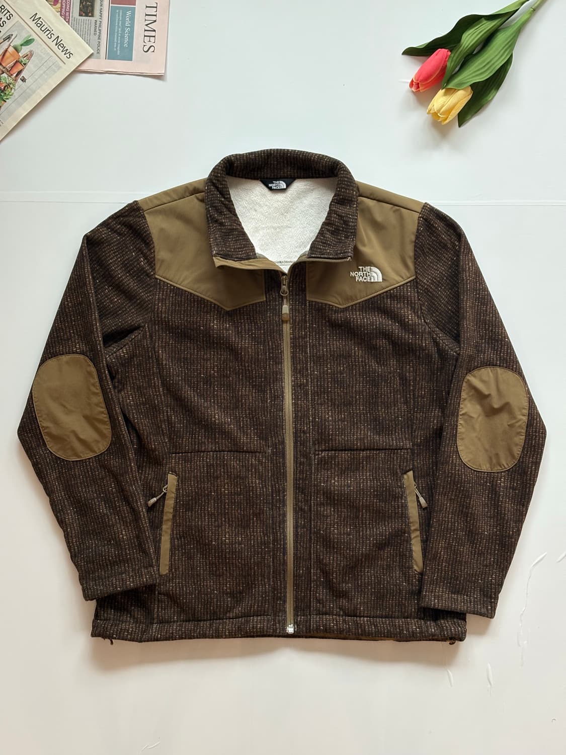 노스페이스 엘보 패치 브라운 자켓 상품이미지2