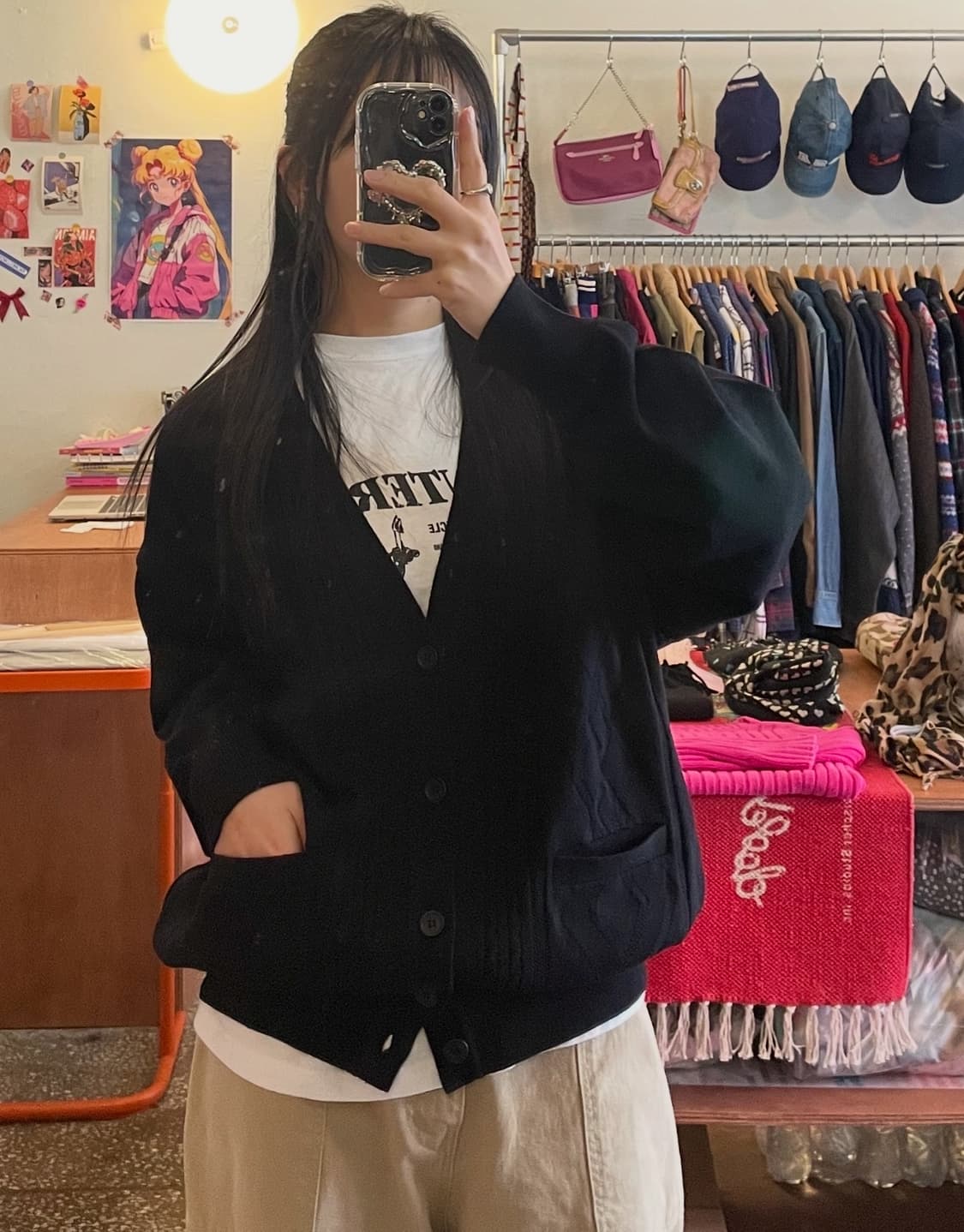 다이아 울니트 가디건 [무배] 상품이미지1