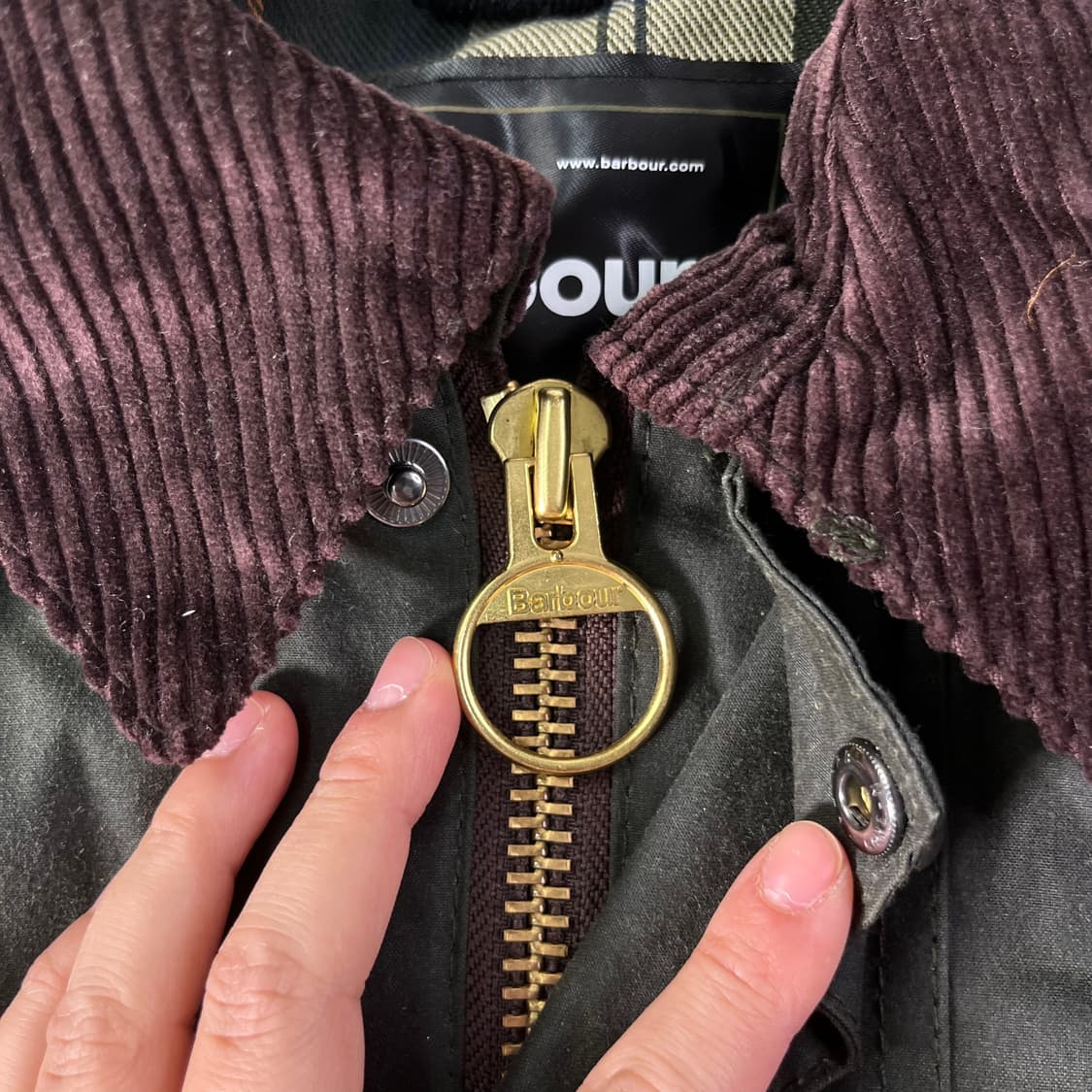 100 바버 뷰포트 왁싱 자켓 상품이미지3