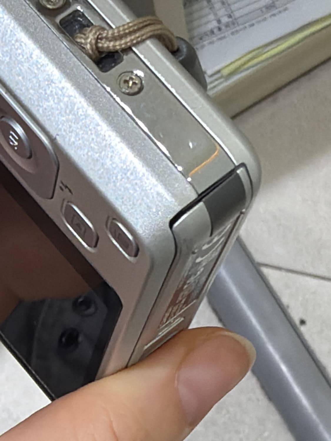 카시오 엑슬림 EX-Z800 실버 색상 빈티지 디카 상품이미지8