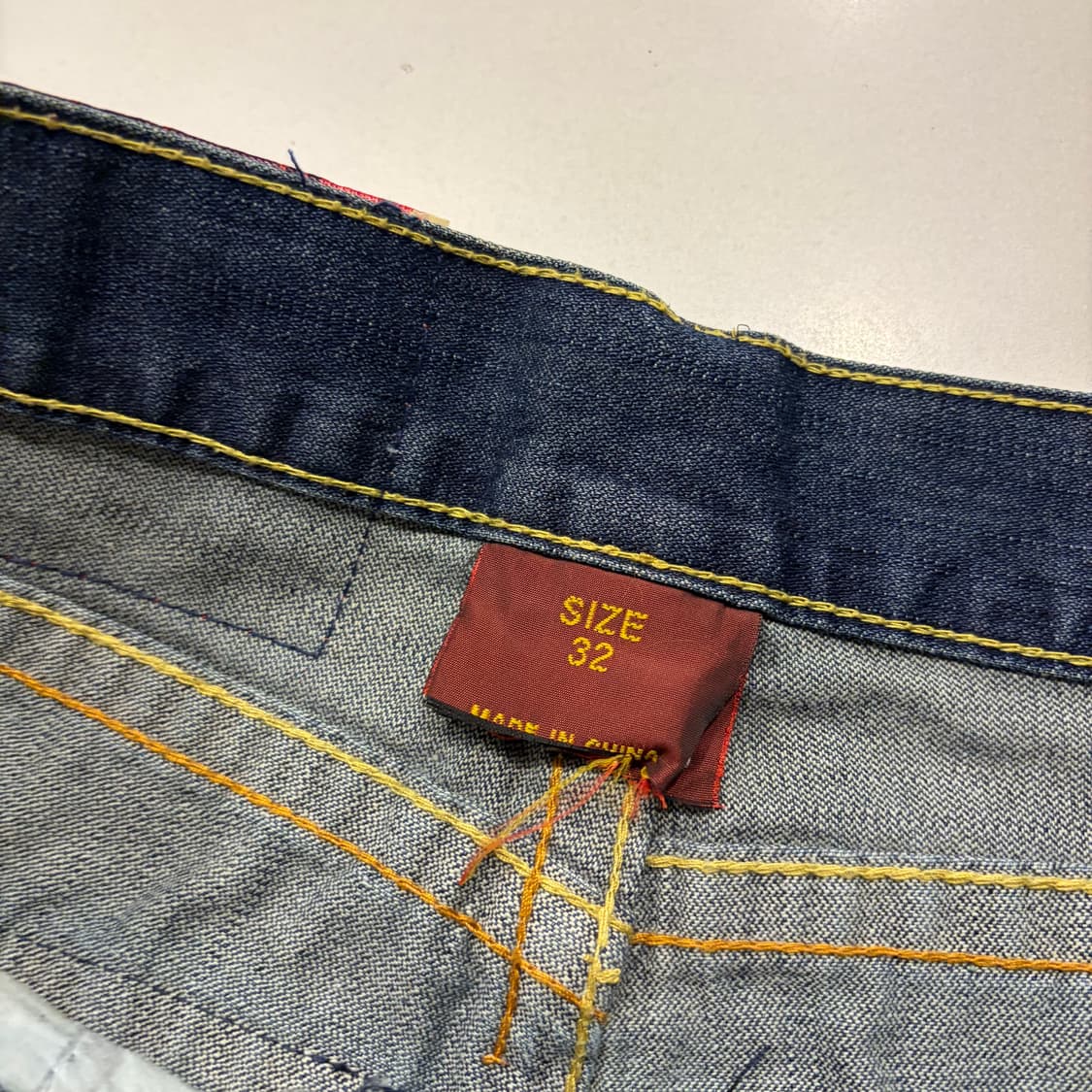 [32x33] 트루릴리젼 빌리 슈퍼티 청바지 데님 팬츠 D896 상품이미지8