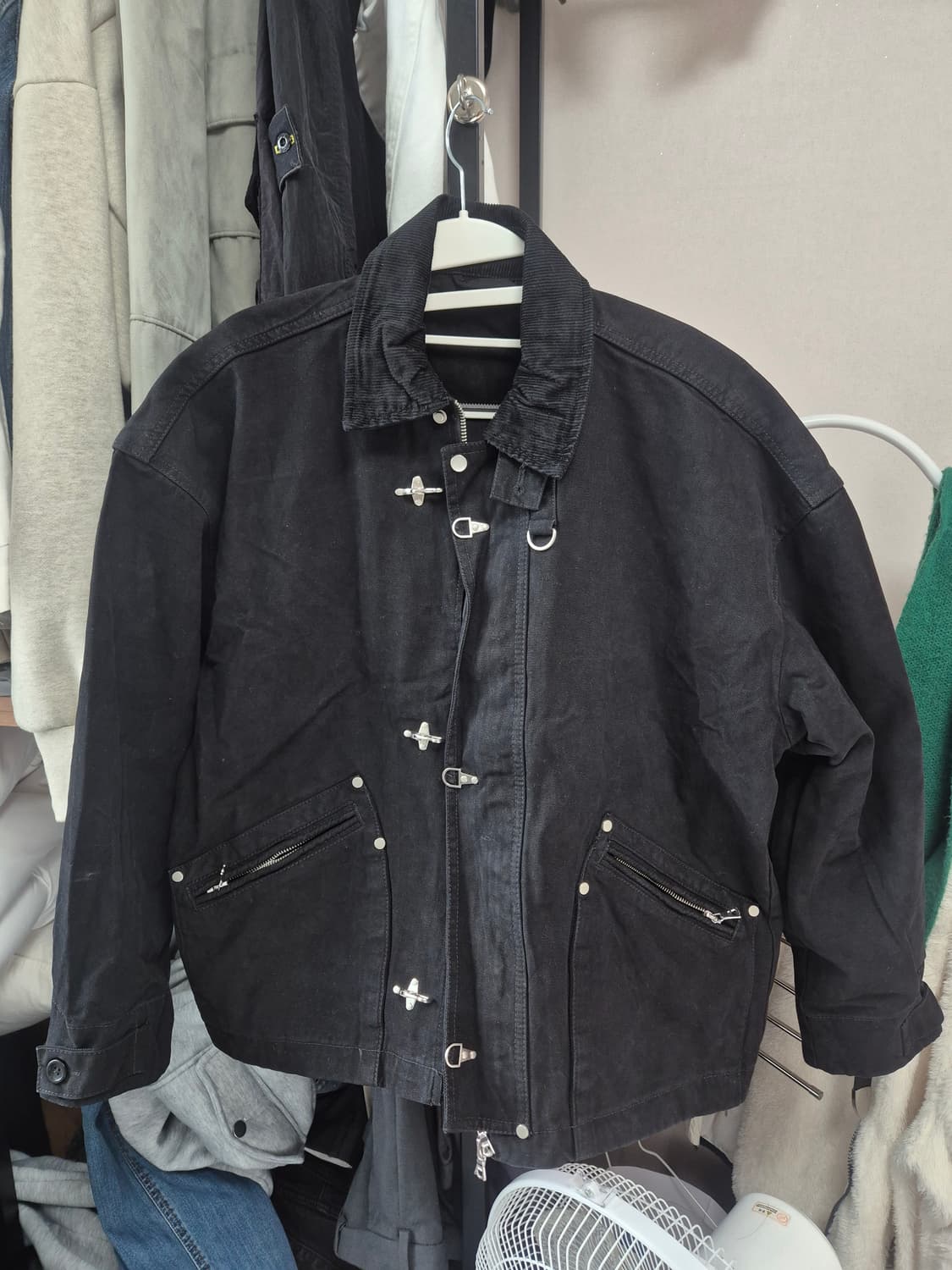 블랙  자켓 M95사이즈 새상품 상품이미지1