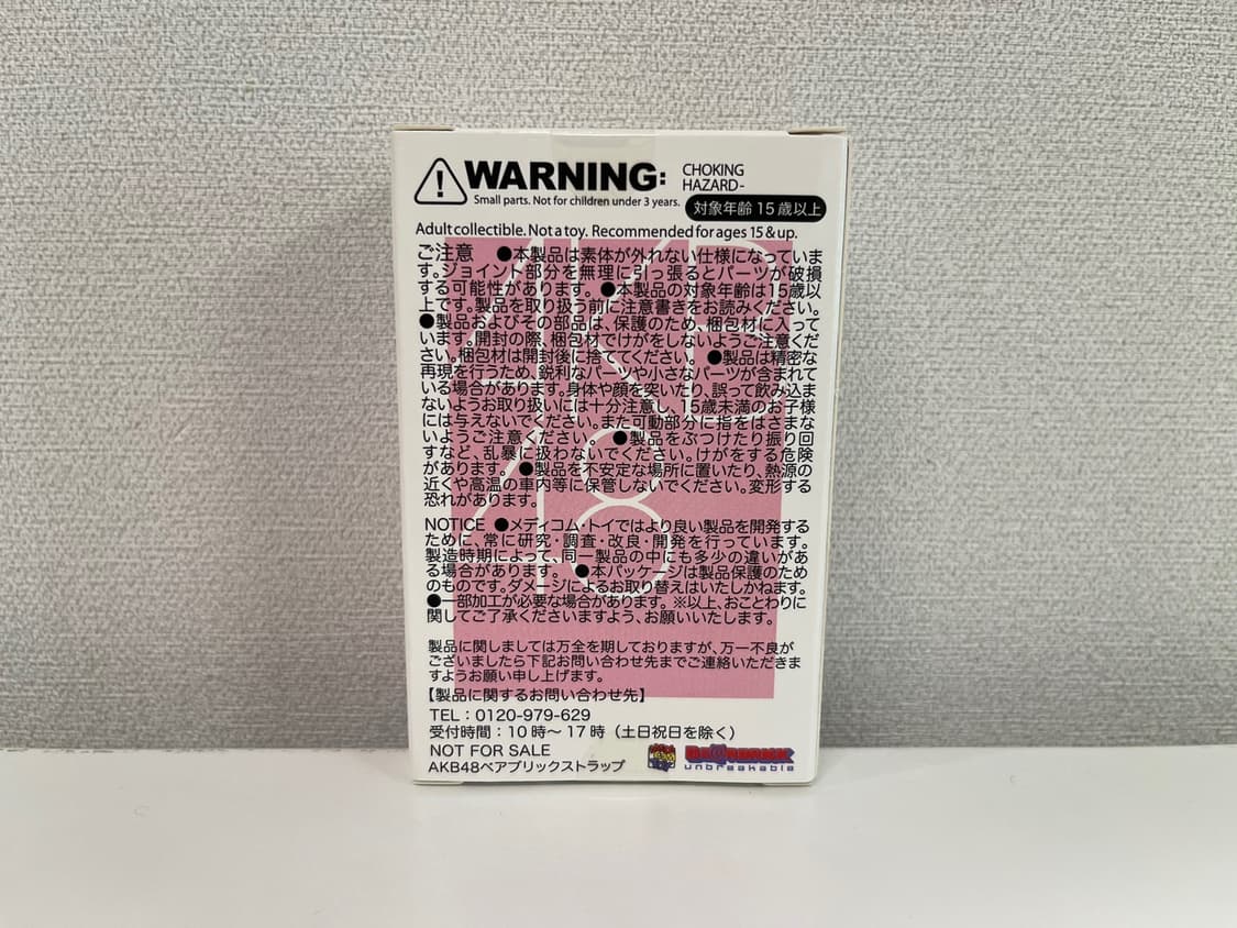 AKB48 x 베어브릭 100% 12번 치사토 나카타 상품이미지4