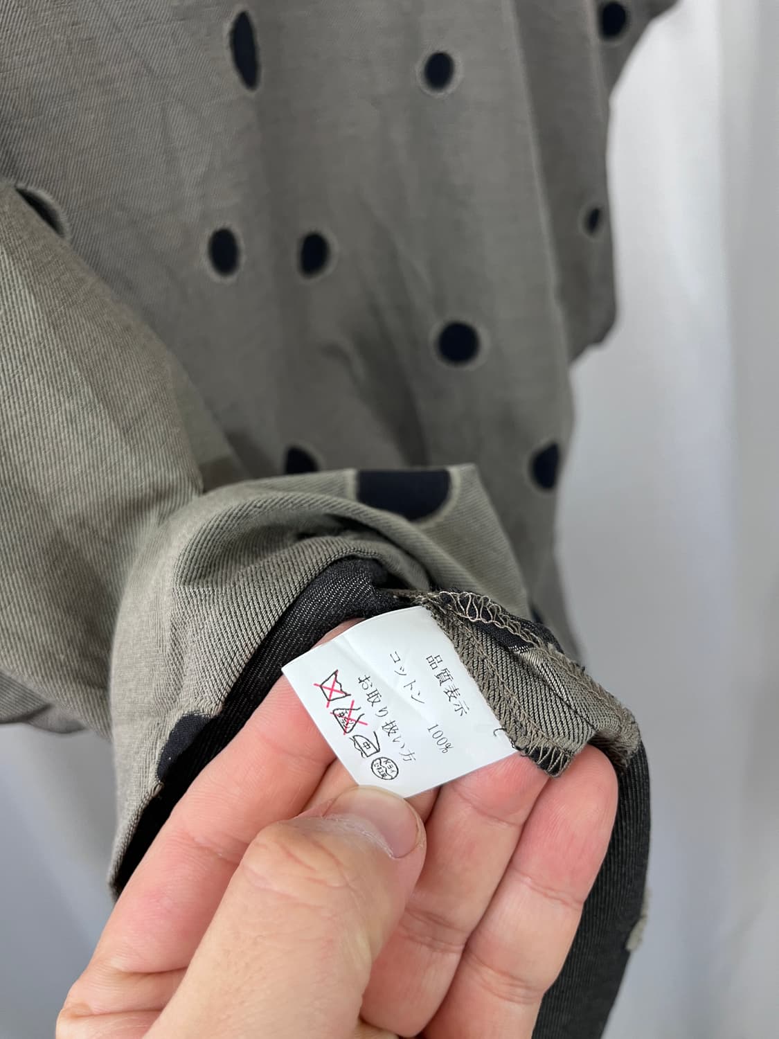 vintage dot pattern blouse  상품이미지5