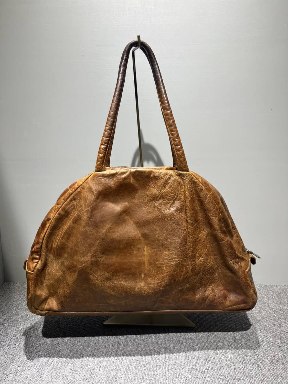 Jas M.B 빈티지가공 레더 볼링백 포터 장인 가죽 추천 상품이미지2