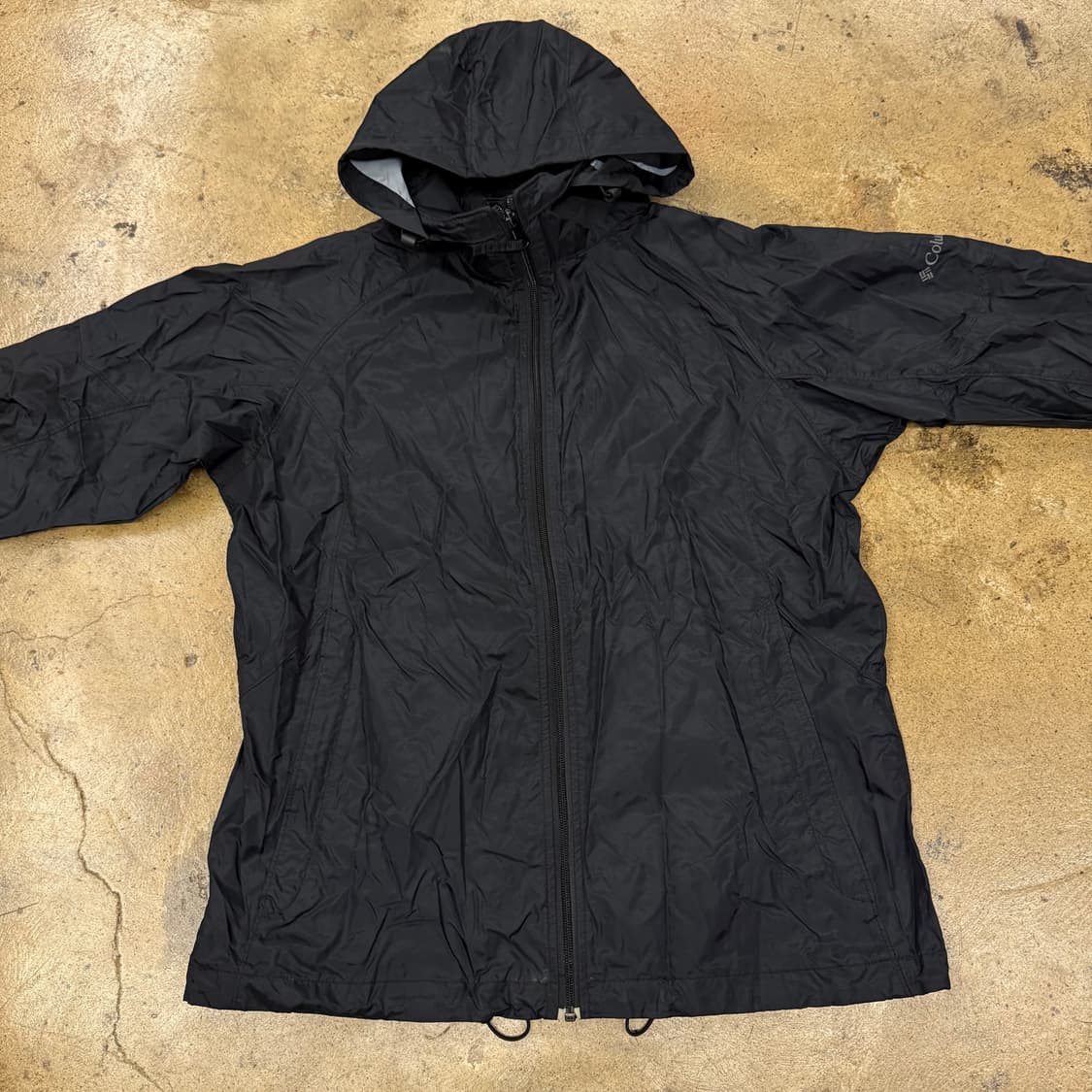 [정품/L] 컬럼비아 우먼스 블랙 후드 바람막이 b10 상품이미지3