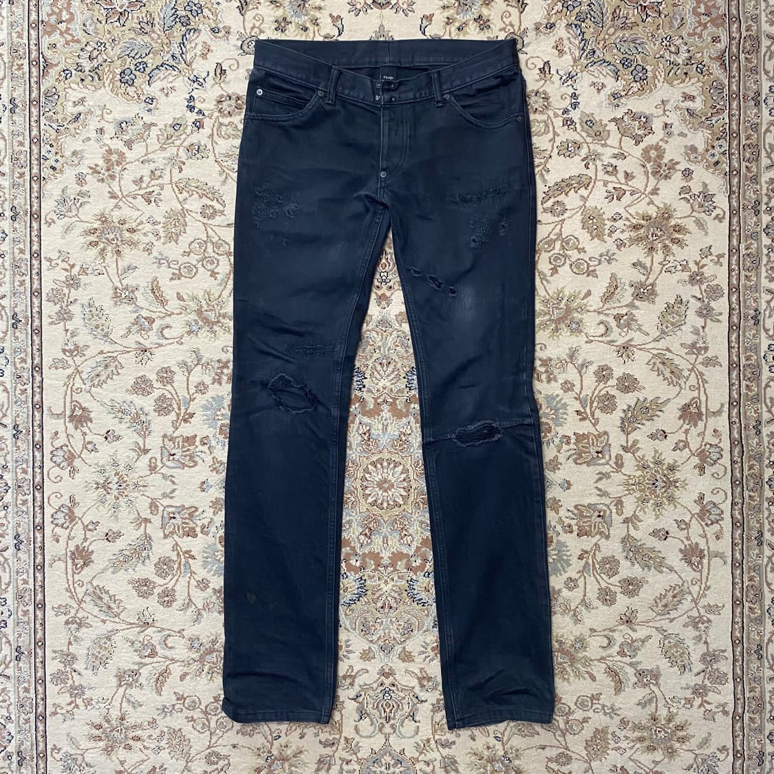 [48] 플레지 디스트레스드 스키니진 상품이미지1