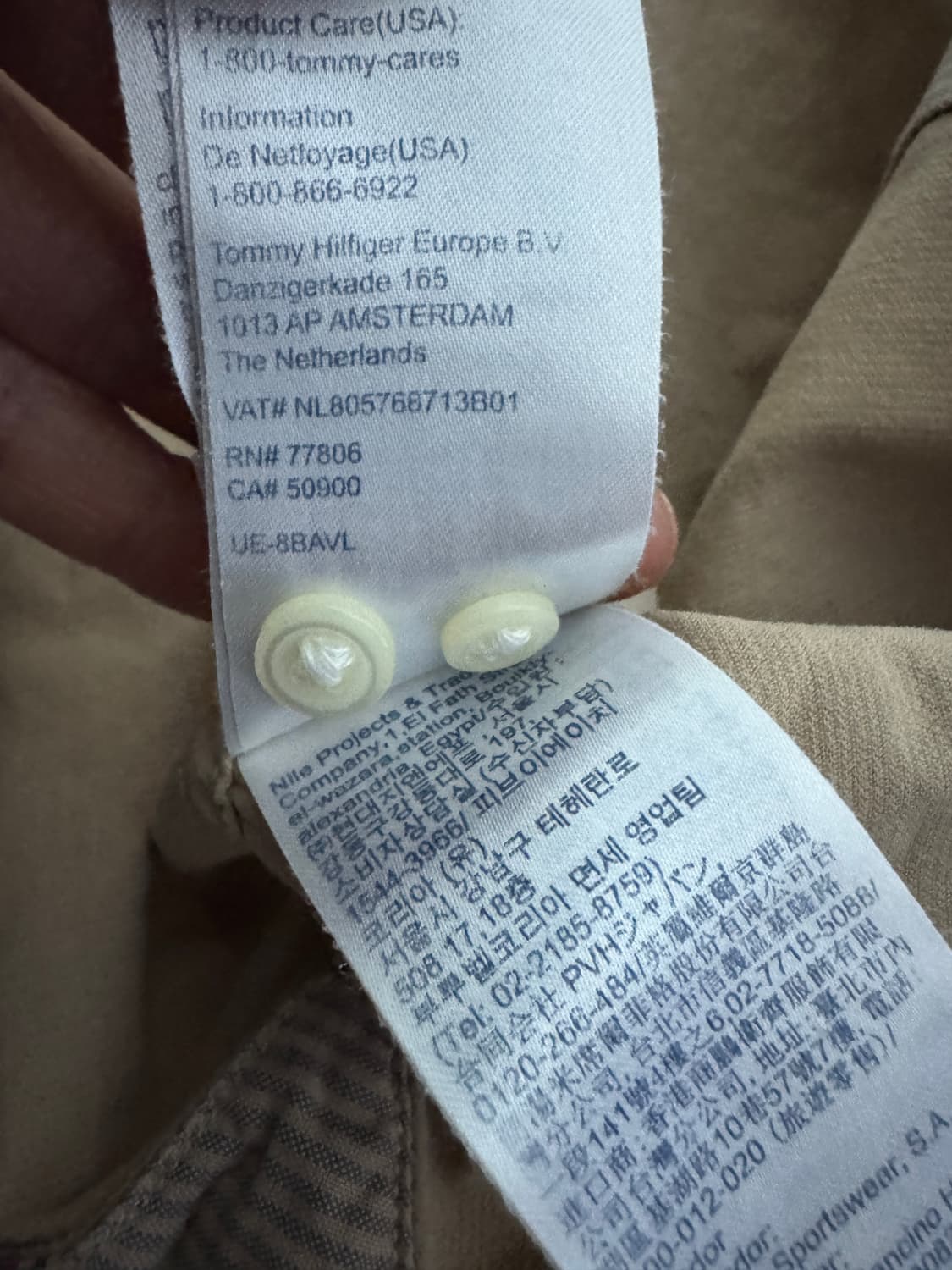 타미힐피거 레귤러핏 웨스턴 코듀로이 셔츠 L 상품이미지5