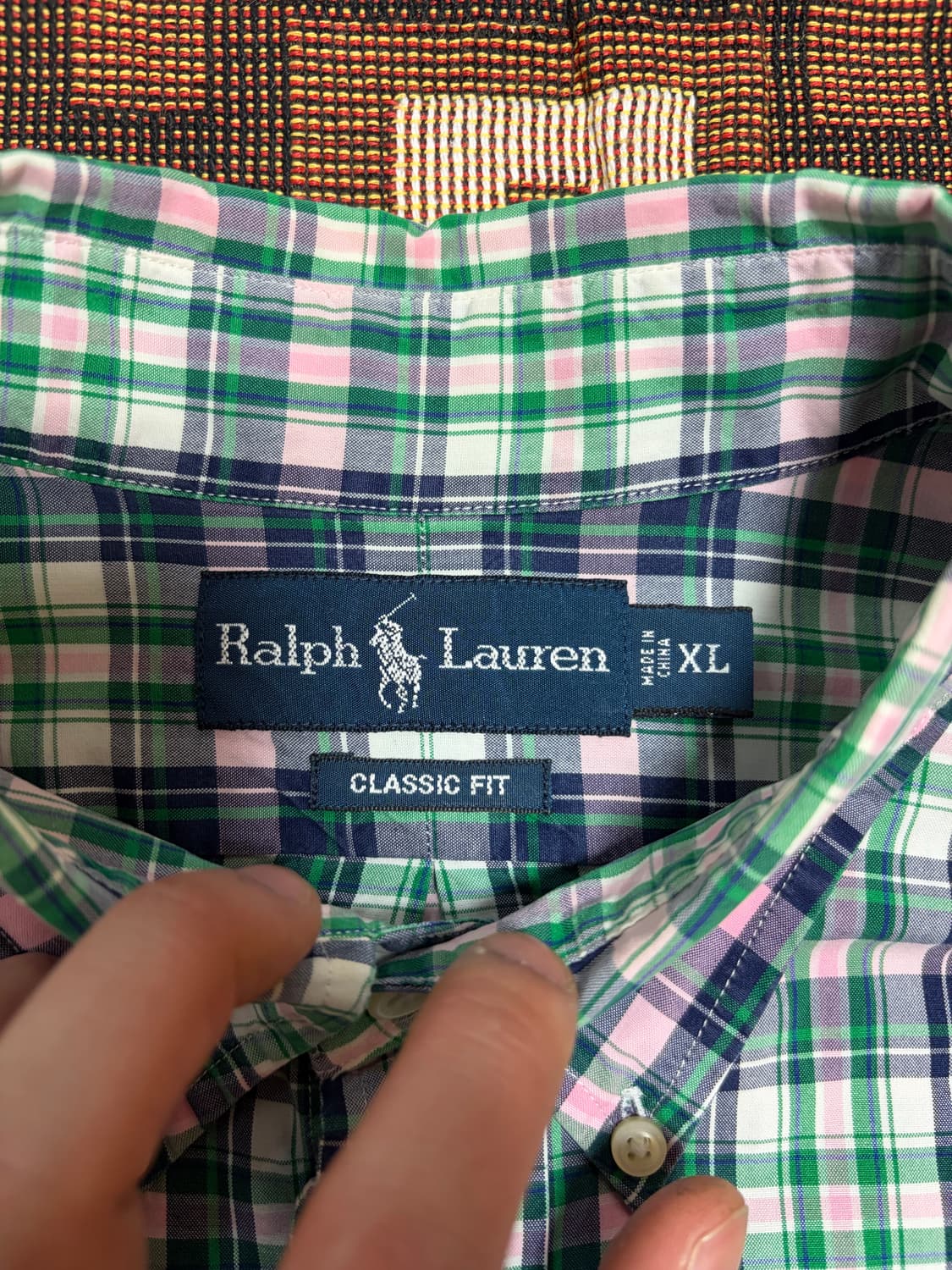 XL) 폴로 랄프로렌 클래식핏 체크 셔츠 상품이미지4