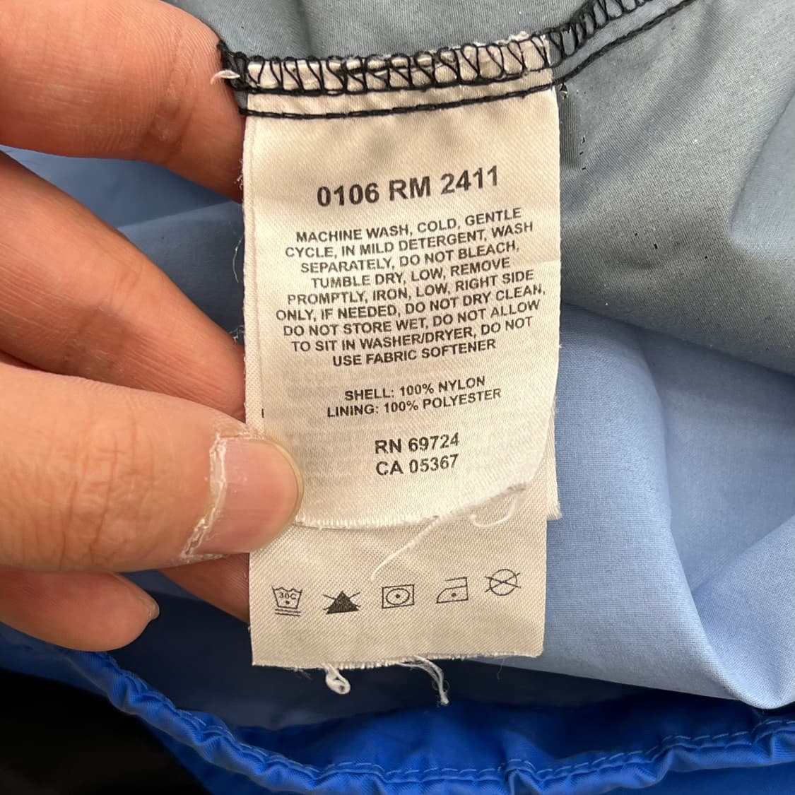 컬럼비아 나일론 배색 윈드브레이커 r3560 상품이미지8