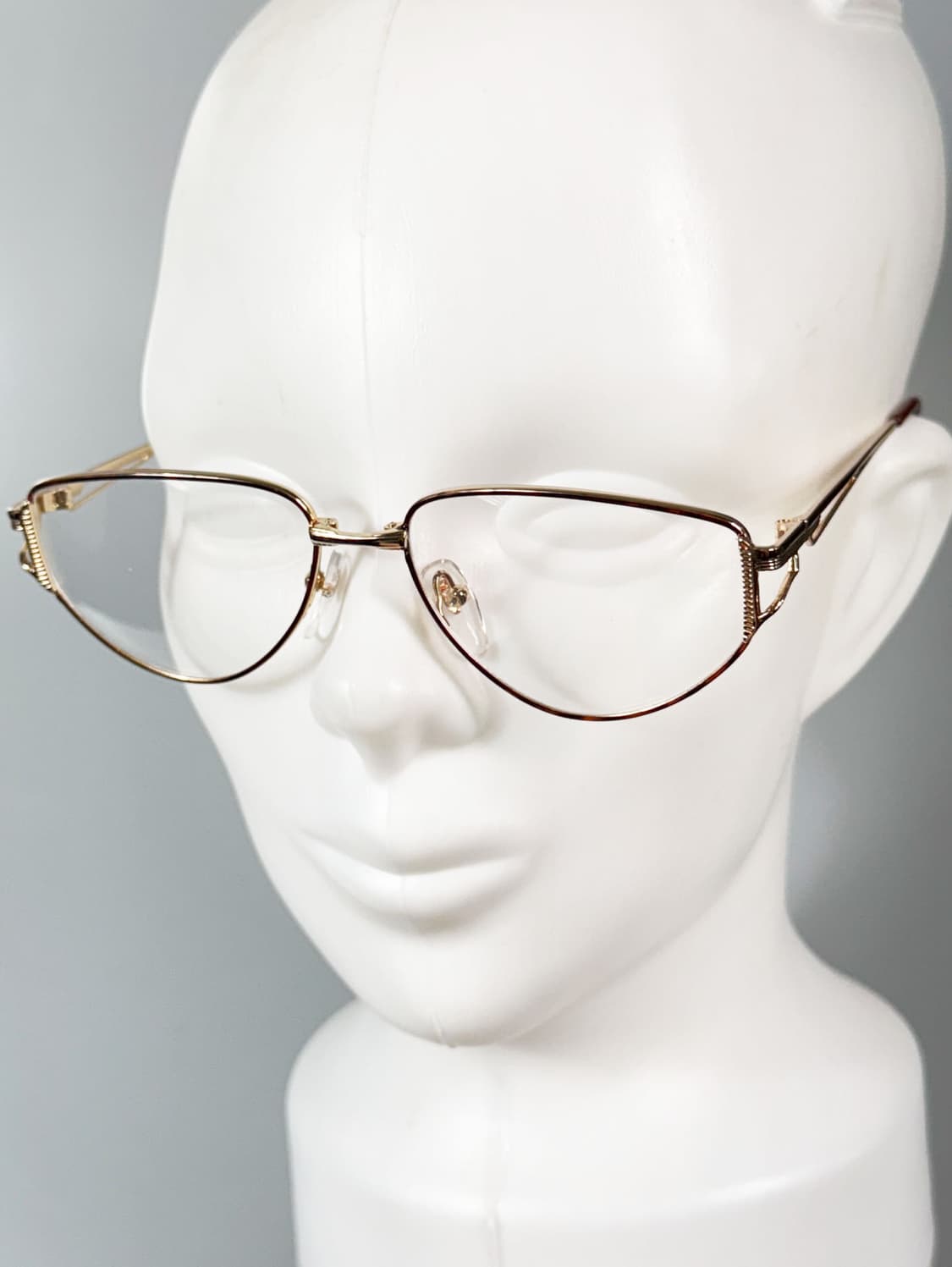 90s 유로피안 골드 레오파드 에비에이터 프레임 빈티지 안경 상품이미지8