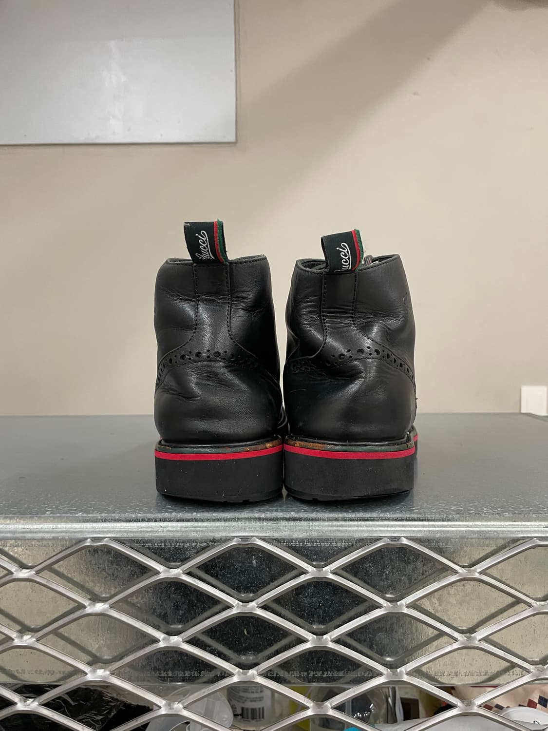 구찌 블랙 레더 부츠 8 상품이미지3